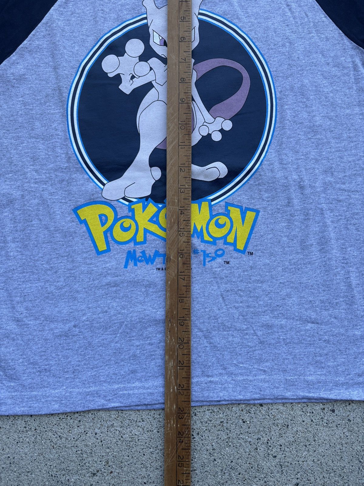 Pokemon Vintage 1999 Pokèmon “#150” MewTwo 3/4 Sleeve Shirt Size M Size US M / EU 48-50 / 2 - 7 Thumbnail