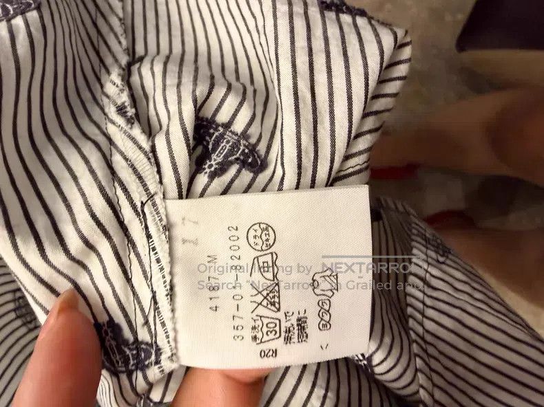 Vivienne Westwood Vivienne Westwood Vintage Saturn striped shirt Size S / US 4 / IT 40 - 4 Thumbnail