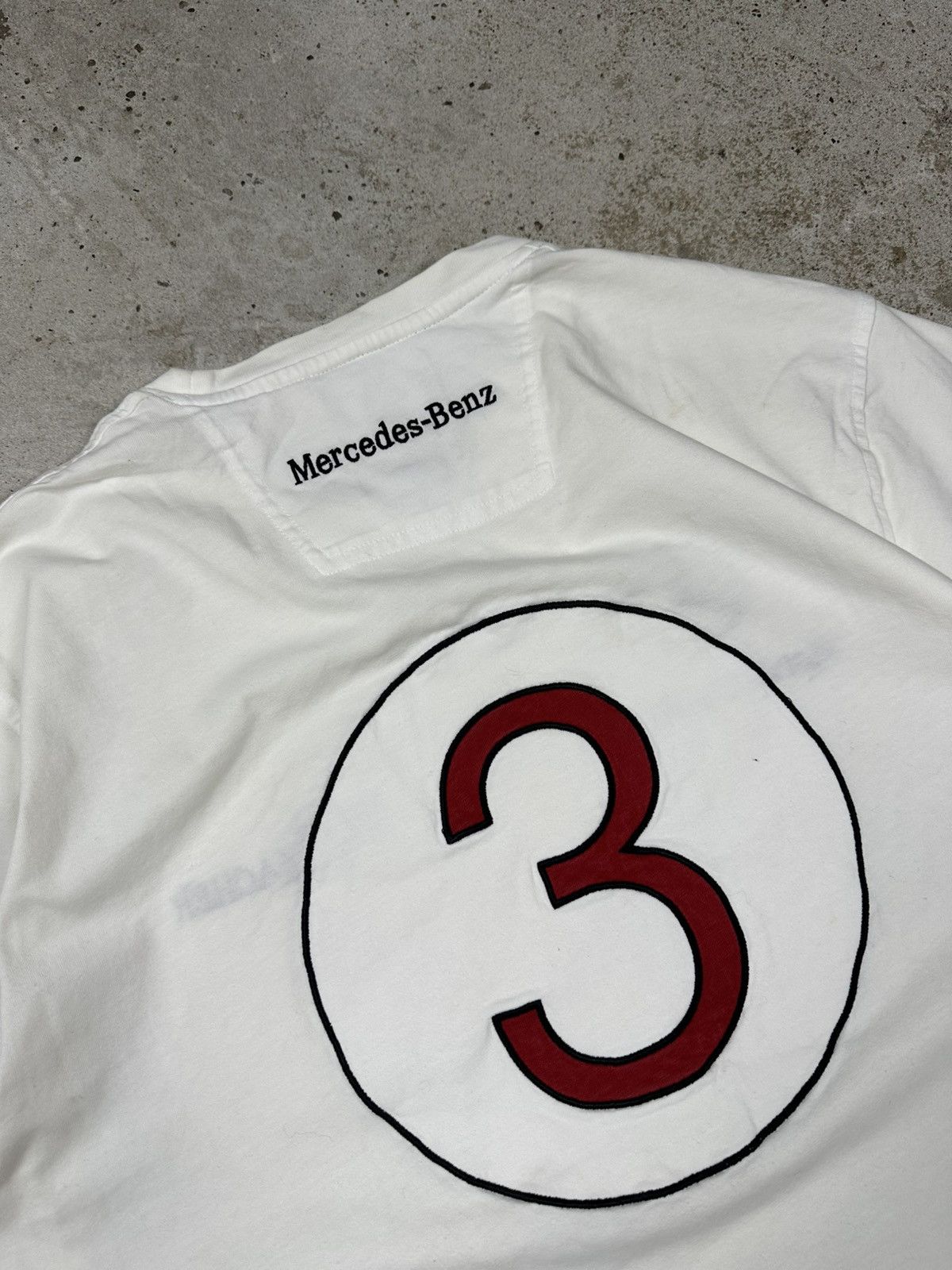 Formula 1 × Mercedes-Benz Mercedes Benz Michael Schumacher White Racing F1 Tee Size US L / EU 52-54 / 3 - 11 Thumbnail