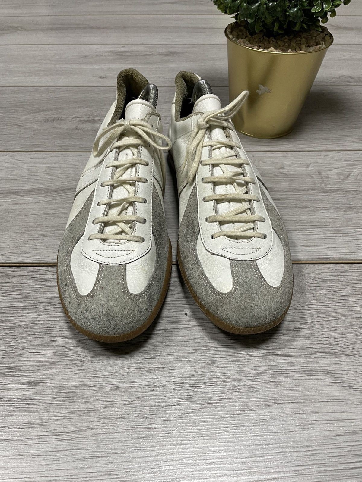 Vintage GAT Bw-sport 285 Margiela style vintage leather trainers Size US 11.5 / EU 44-45 - 7 Thumbnail