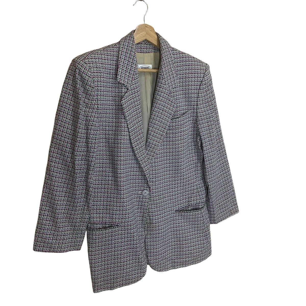 Beauty Beast Vintage 90s Missoni Donna Button Coat Blazer Size US S / EU 44-46 / 1 - 3 Thumbnail