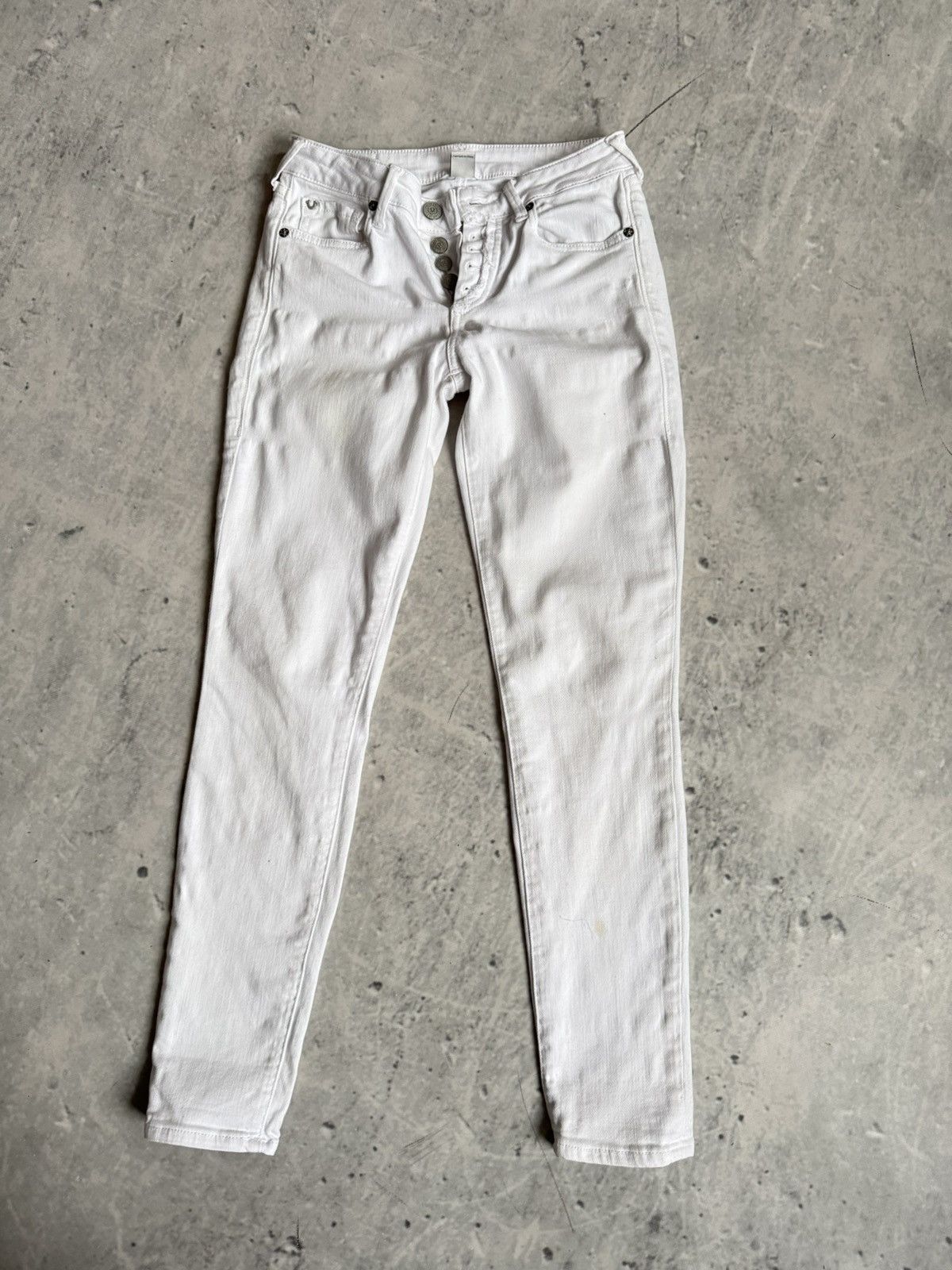 True Religion True religion white jeans wmns skinny style Size 26" / US 2 / IT 38 - 1 Thumbnail