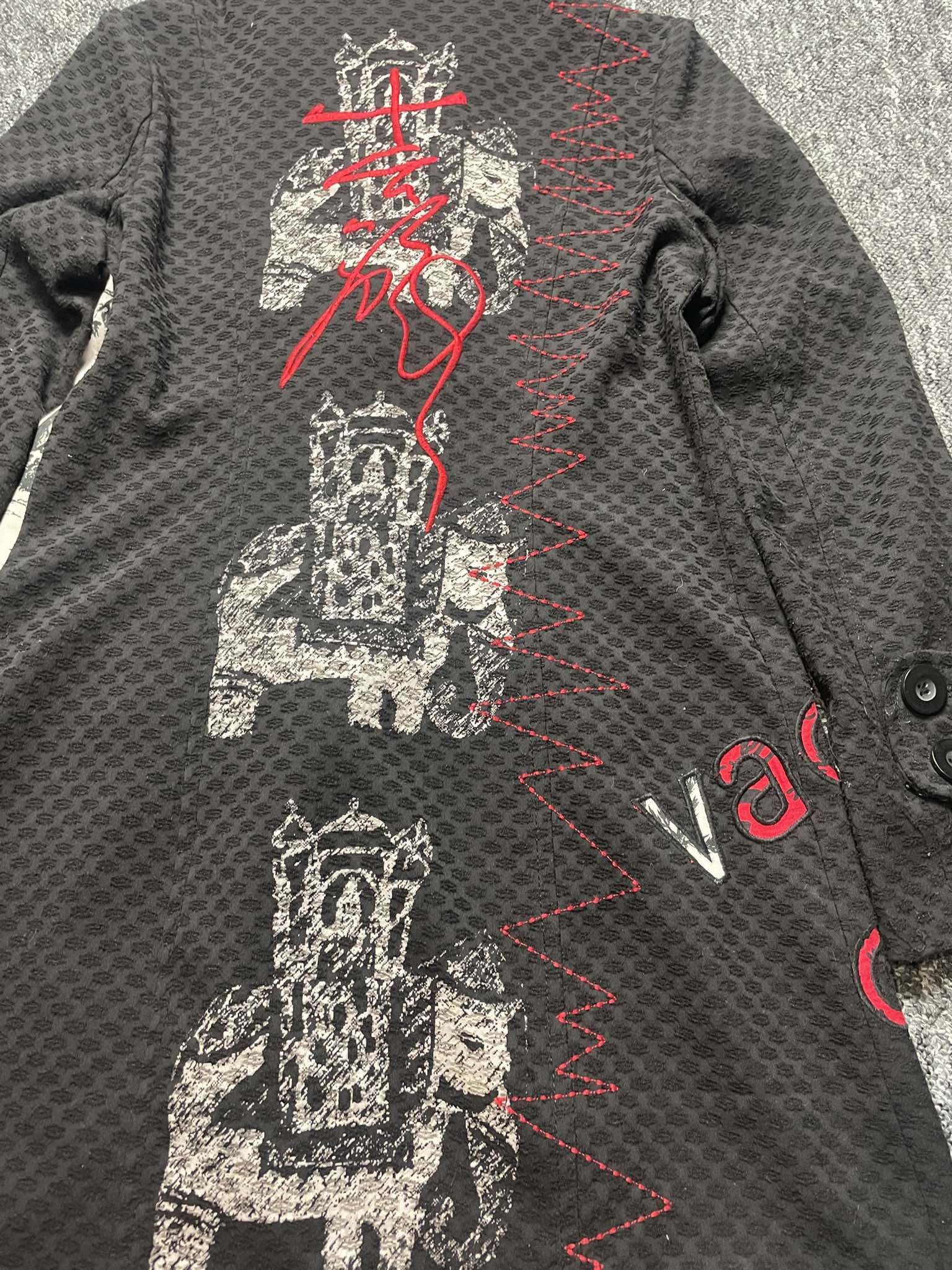 Affliction × Japanese Brand Vintage Heavy Coat Japanese Brand avant garde affliction y2k Size US M / EU 48-50 / 2 - 8 Thumbnail