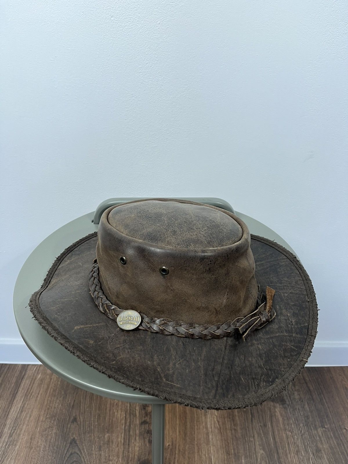 Other Barmah Leather Cowboy Outback Hat Australia Unisex L Size ONE SIZE - 8 Thumbnail