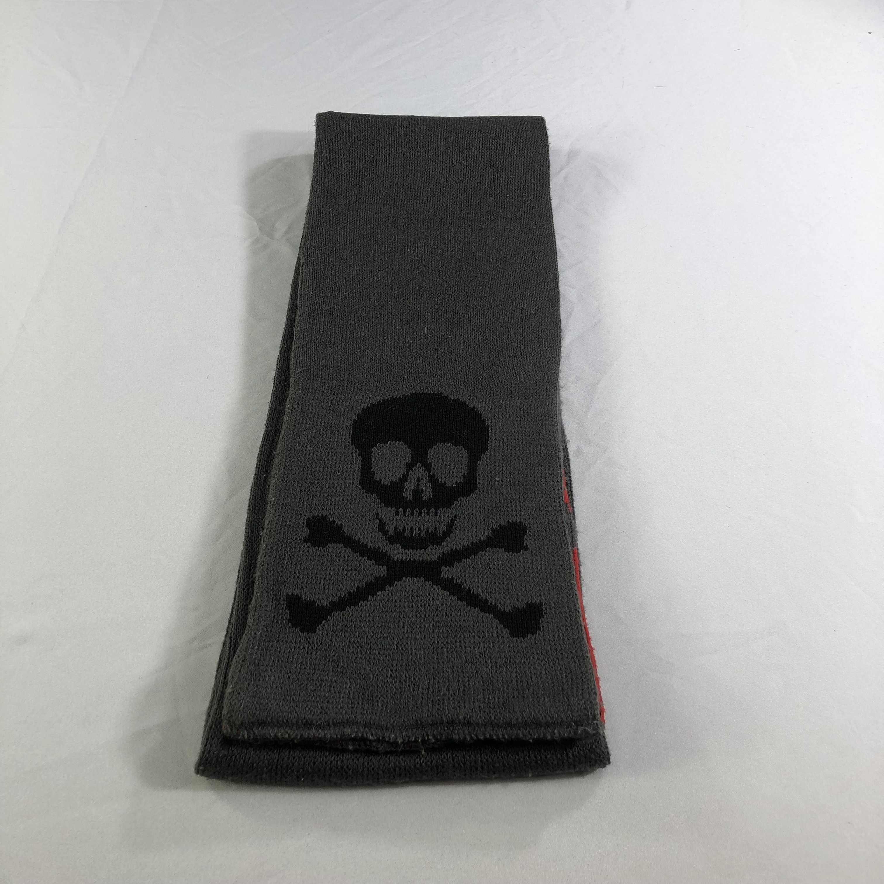 Seditionaries Hermans Skulls and Flames Scarf Muffler V1515 Size ONE SIZE - 2 Thumbnail