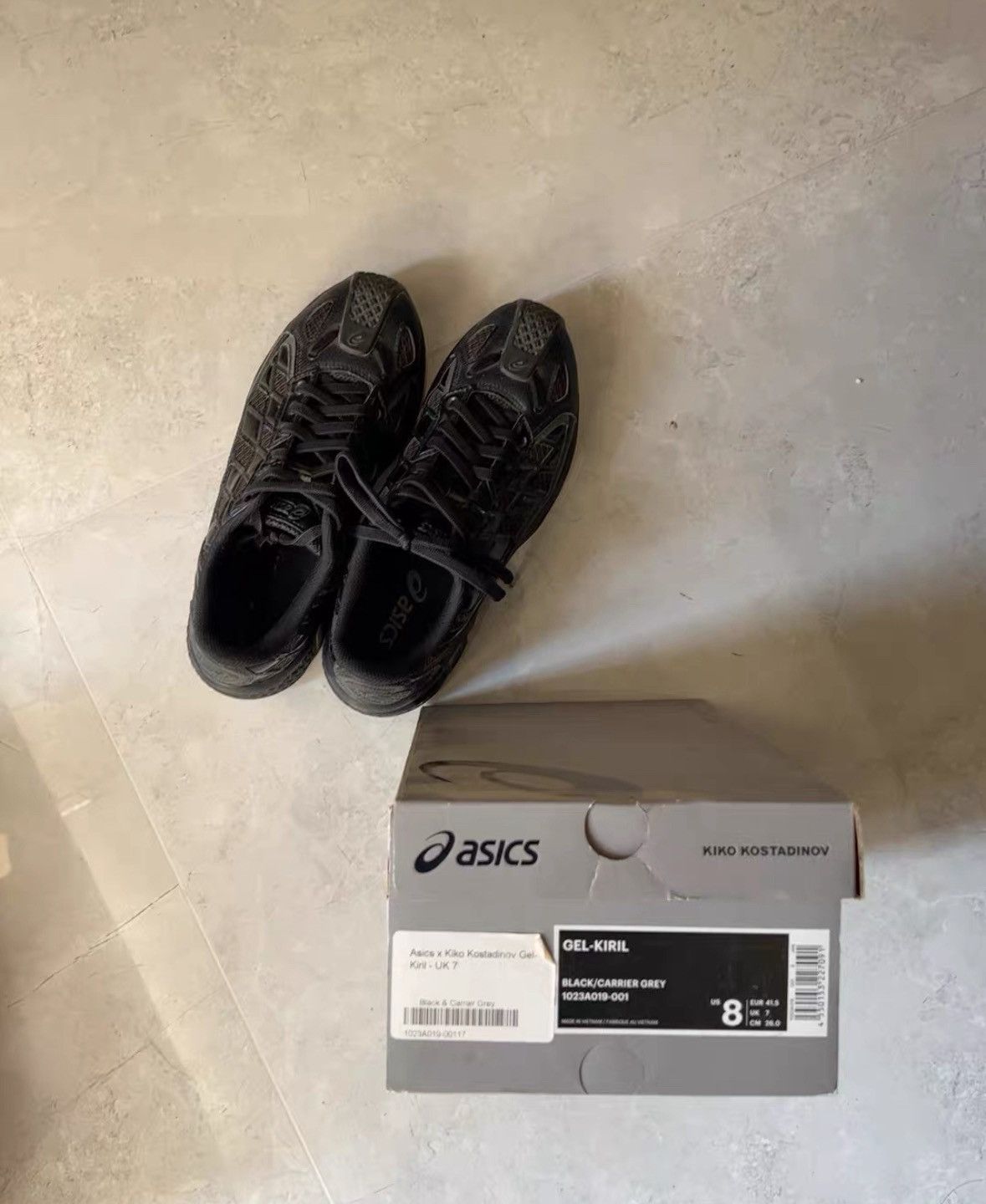 Kiko Kostadinov KIKO KOSTADINOV gel-kiril Black Diamond Pattern Sports Sho Size US 8.5 / EU 41-42 - 5 Thumbnail