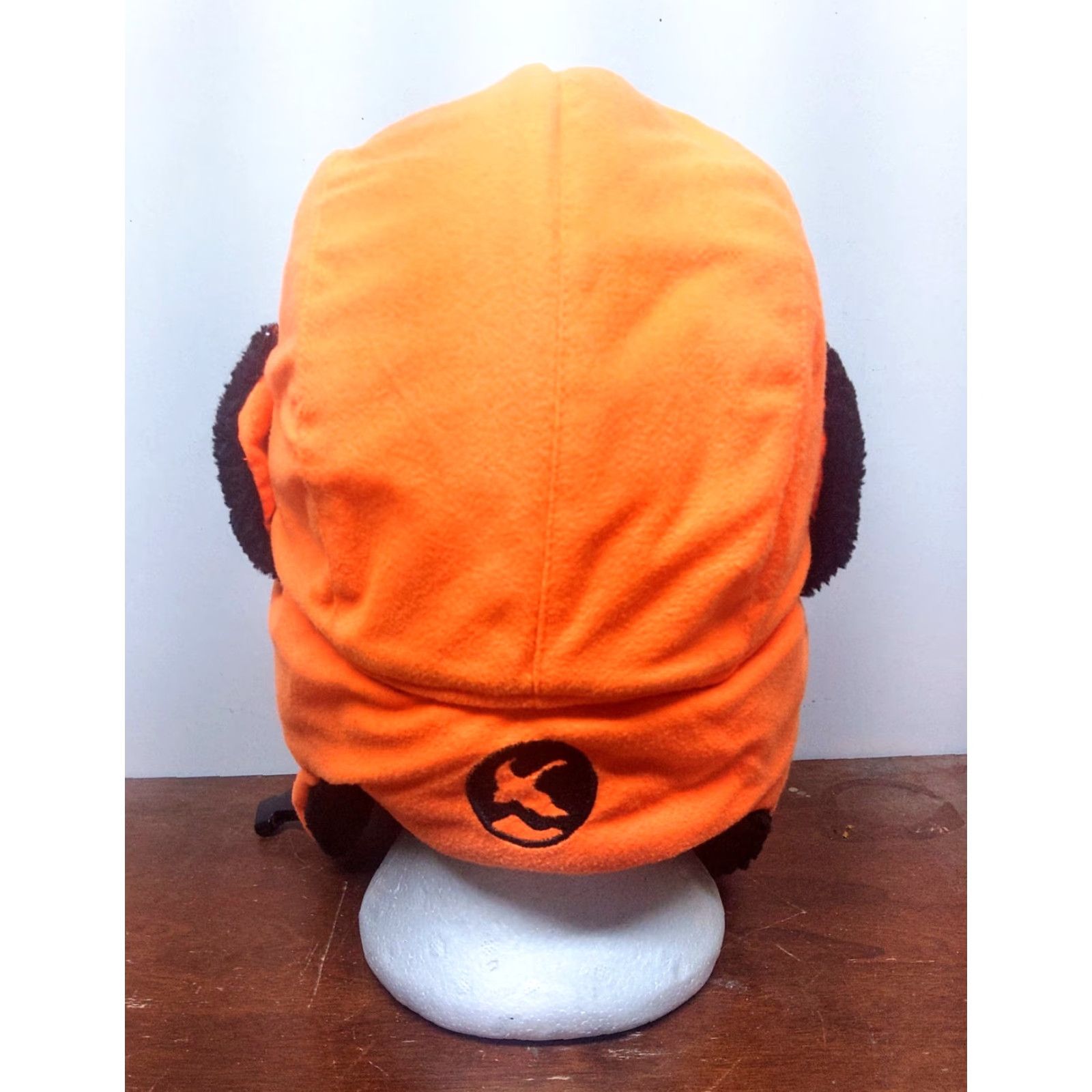 Vintage VINTAGE Gander Mountain Trapper Hat M/L Orange Unisex Adults 90s Wool Faux Quilted Insulated Windproof Water Resistant Ear Flap Neck Flap Packable Hat Size ONE SIZE - 3 Thumbnail