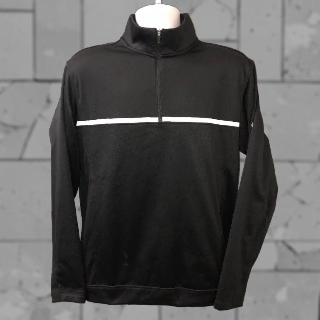 Nike Nike Golf Tour Performance Mens Black Therma Fit 1/2 Zip Pullover Jacket M Black Mens 1/2 Zip Jacket Therma Fit Golf Jacket Size US M / EU 48-50 / 2 - 1 Thumbnail