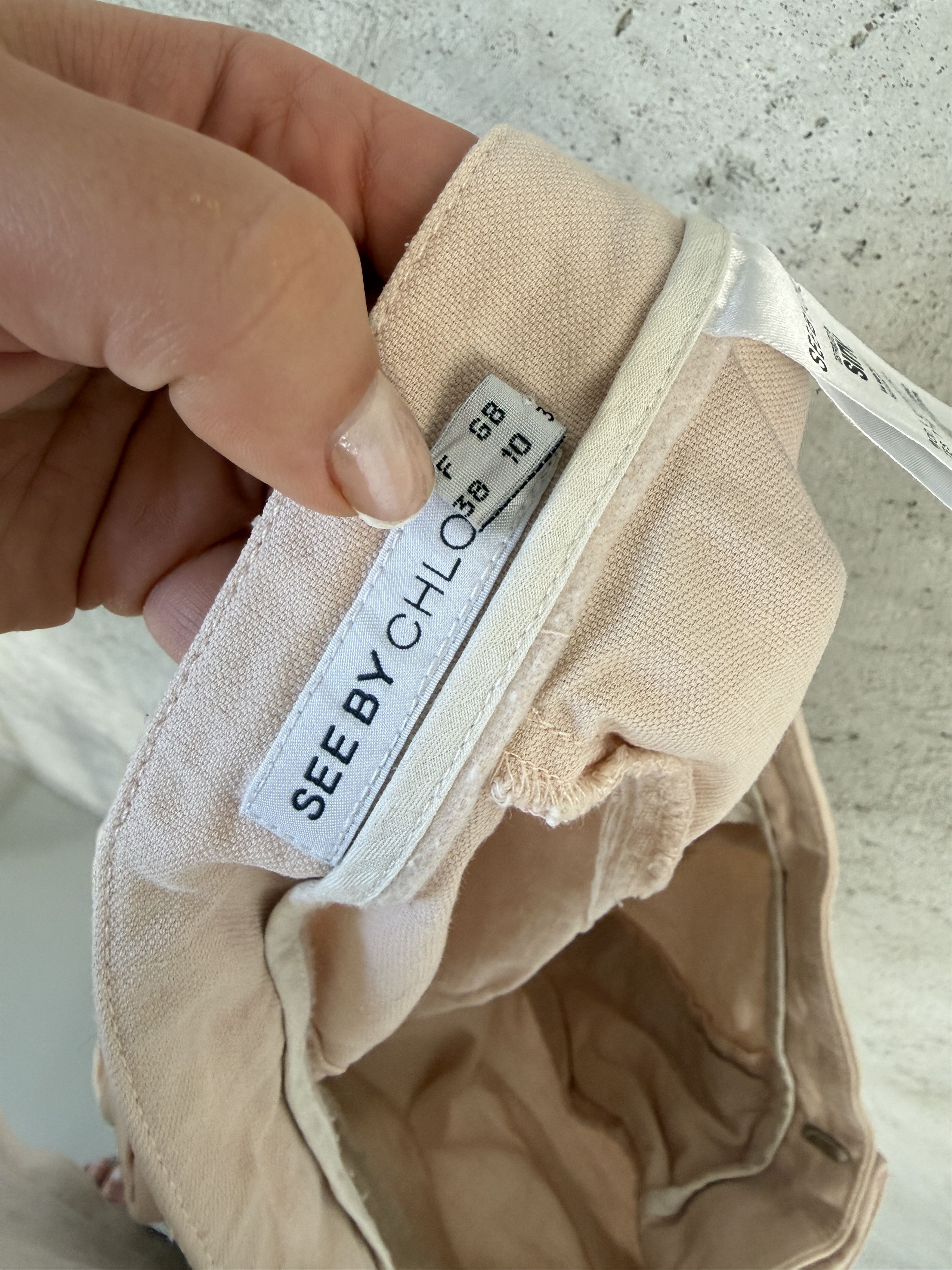 See by Chloe See by Chloe cotton linen shorts bermudas Size 28" / US 6 / IT 42 - 5 Thumbnail