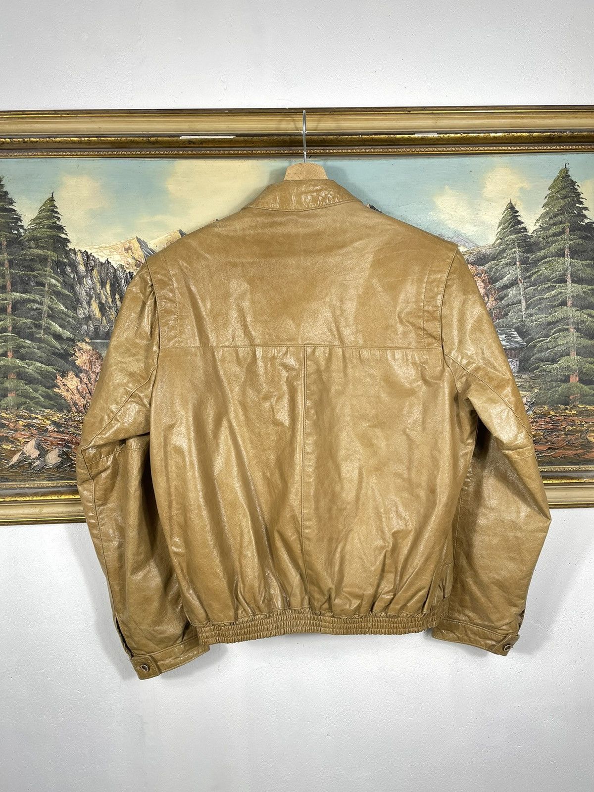 Christian Dior Leather Jacket Bomber Vintage 90s Oversize
