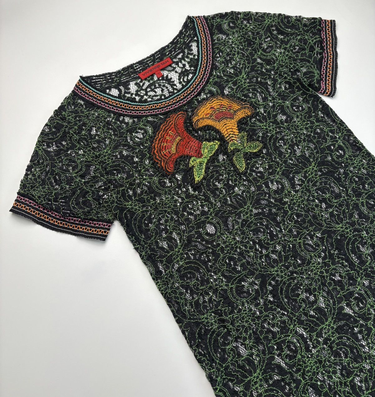 Vivienne Tam Vivienne Tam Vibrant Mushroom Dress Size S / US 4 / IT 40 - 2 Thumbnail