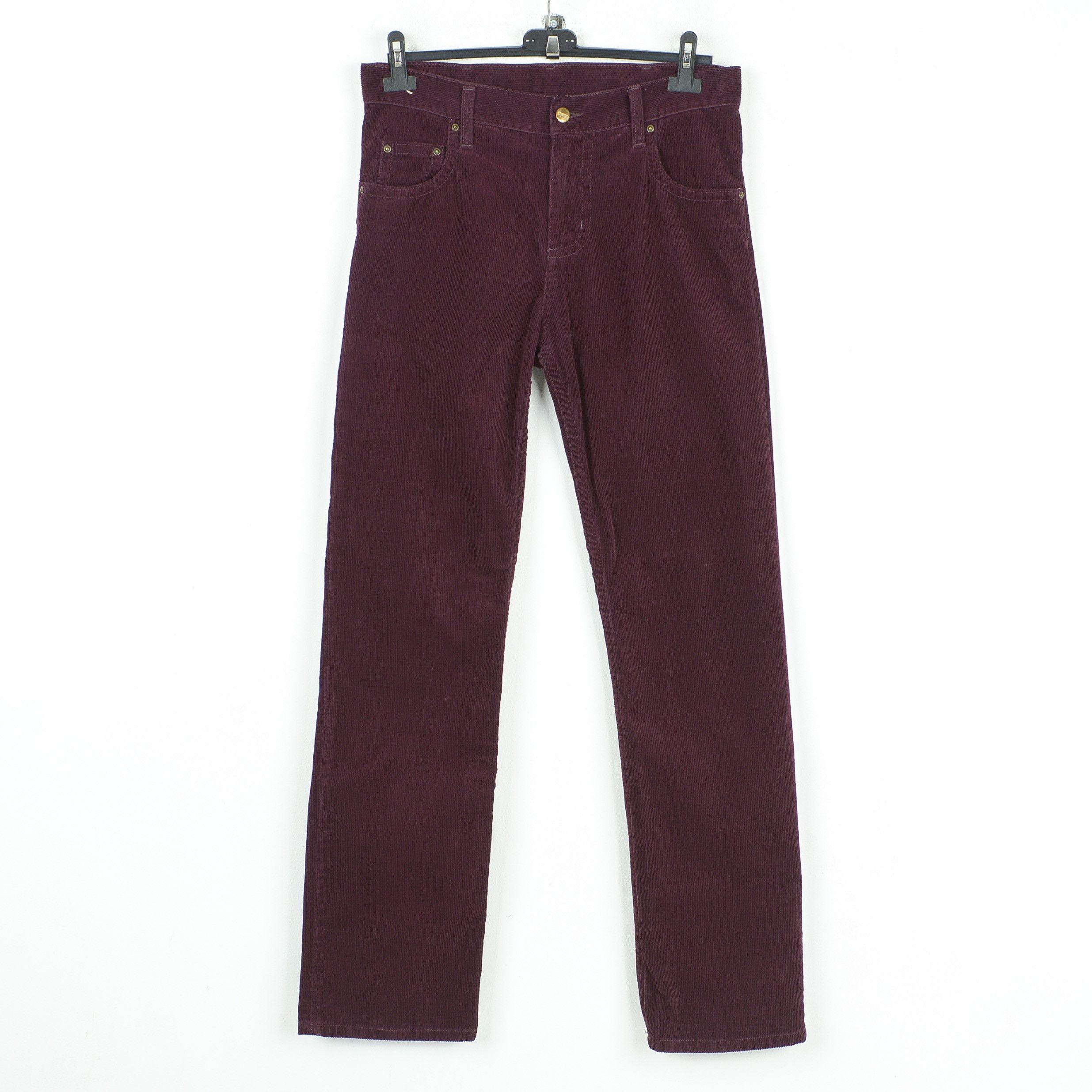 Carhartt Slim Pant Mens W29 L32 Corduroy Cords Pants Trousers Zip Fly Size US 29 - 1 Thumbnail