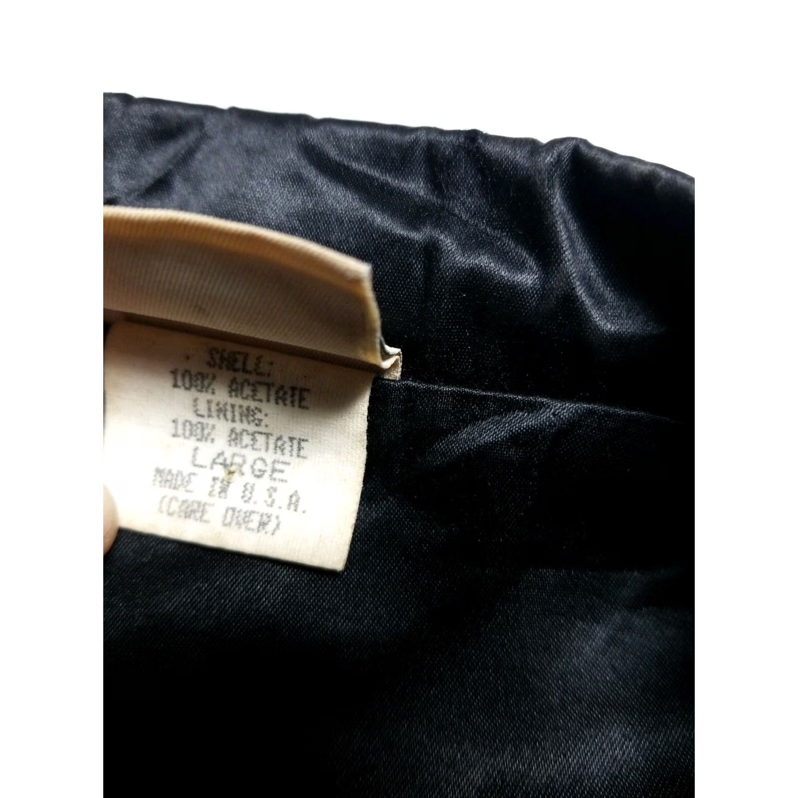 Vintage VINTAGE Luxor Hotel Las Vegas Satin Jacket L Black Casino Jacket Mens Size US L / EU 52-54 / 3 - 3 Thumbnail