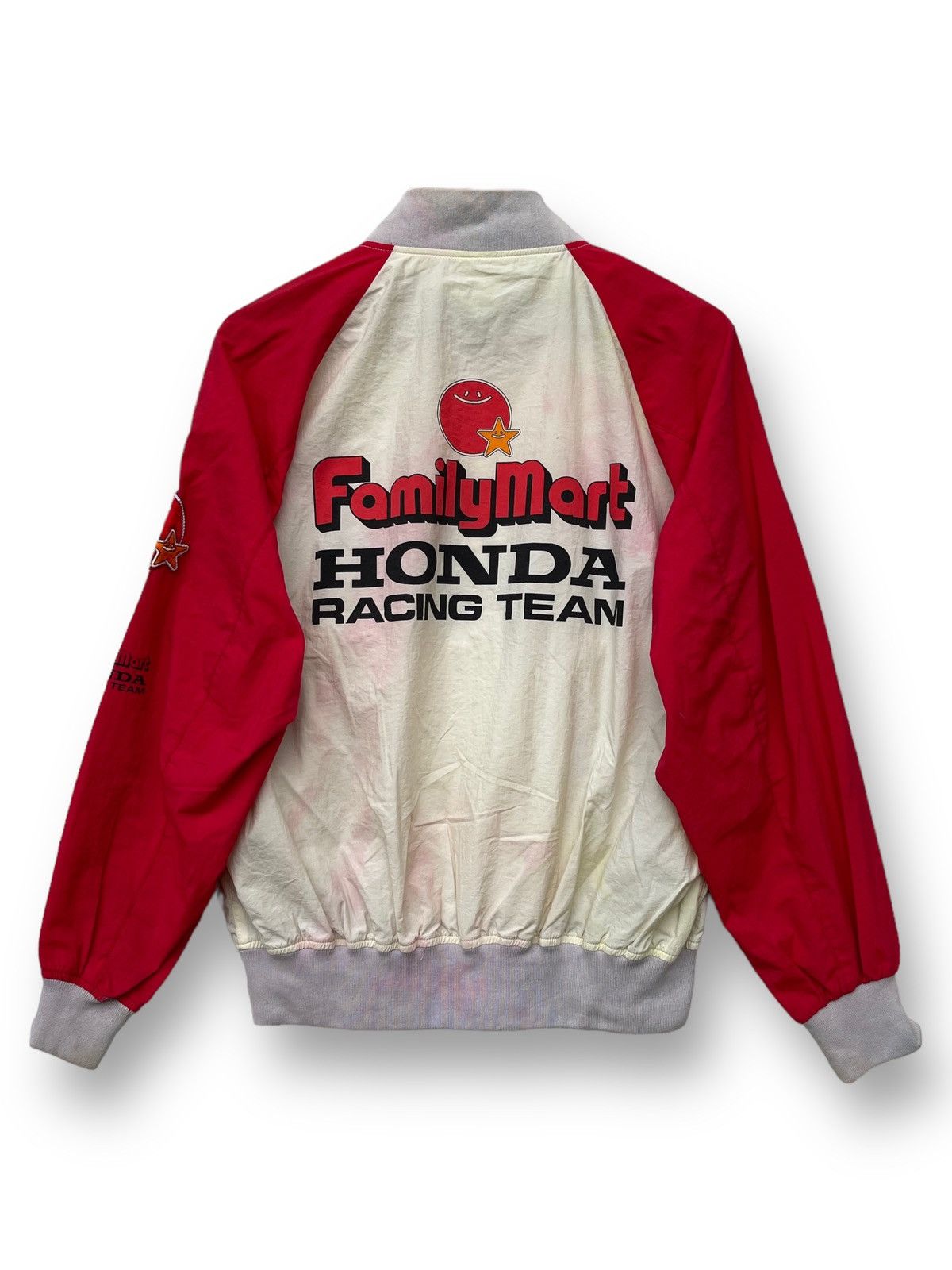Honda 🔥Vintage 1990's FamilyMart x Honda Racing Team Bomber Jacket Size US L / EU 52-54 / 3 - 5 Thumbnail