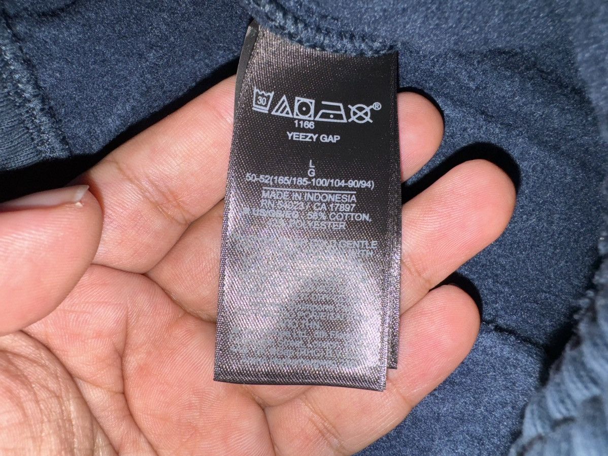 Balenciaga × Gap × Kanye West Yeezy Gap Sweatpants Navy Size Large Size US 34 / EU 50 - 8 Thumbnail
