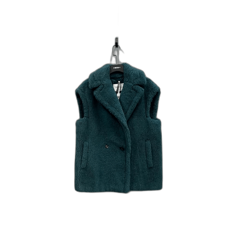 Max Mara MaxMara Turquoise Sherpa Vest Size M Size M / US 6-8 / IT 42-44 - 1 Thumbnail