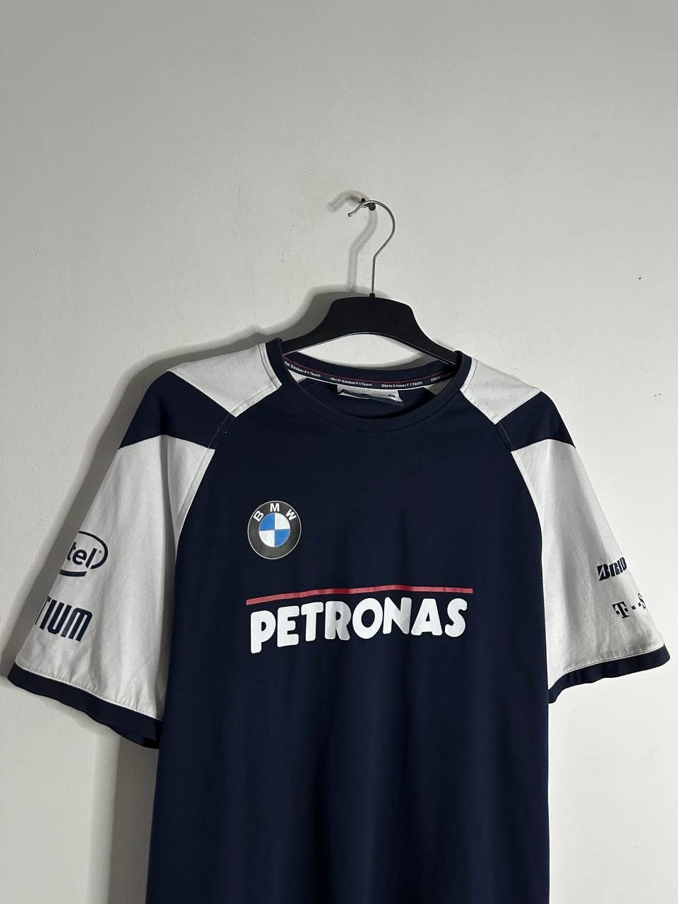 BMW BMW Sauber F1 Team Petronas Racing Shirt Navy White Size XL Size US XL / EU 56 / 4 - 2 Thumbnail