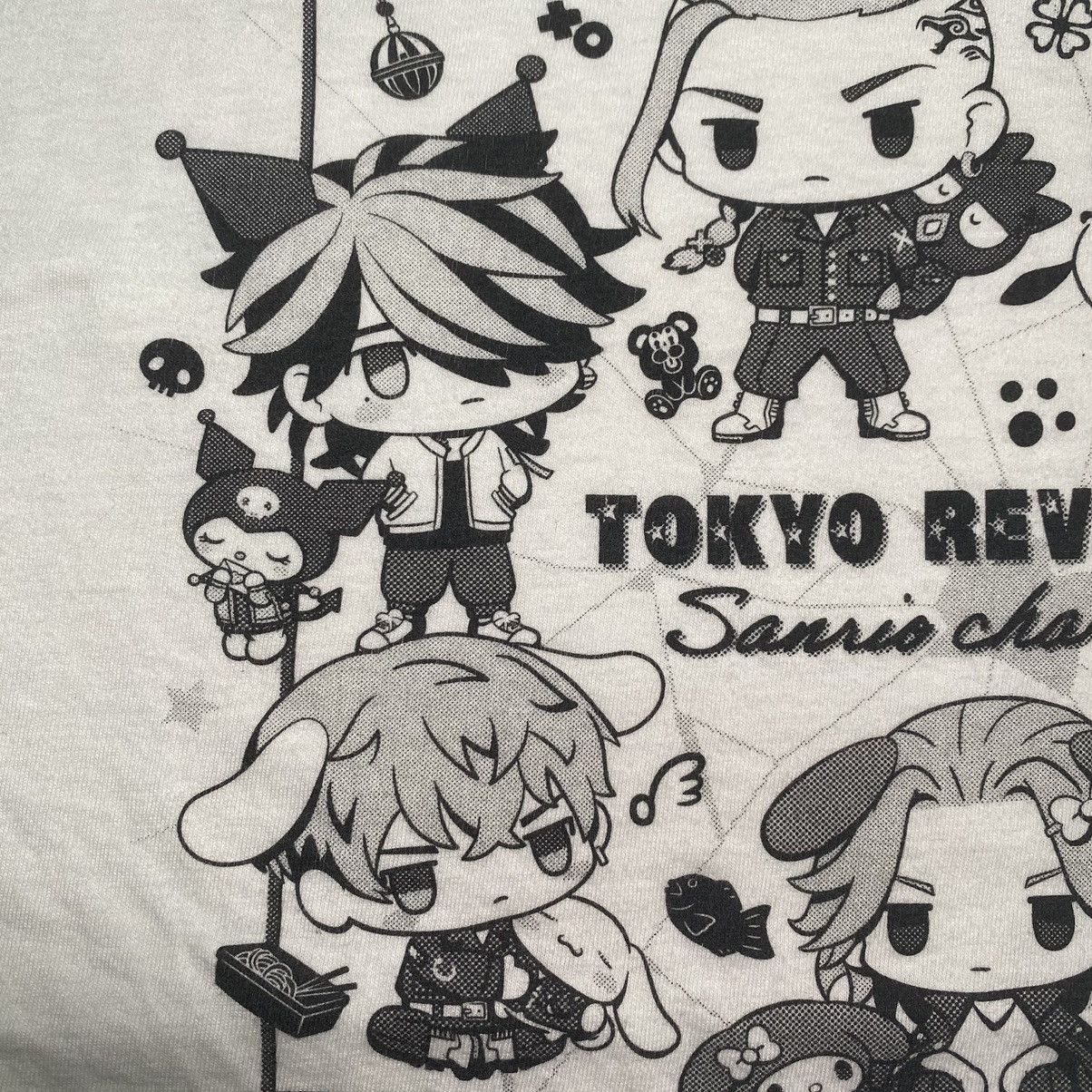 Anime Sanrio Hello Kitty x Tokyo Revengers Anime T Shirt Size US L / EU 52-54 / 3 - 8 Thumbnail