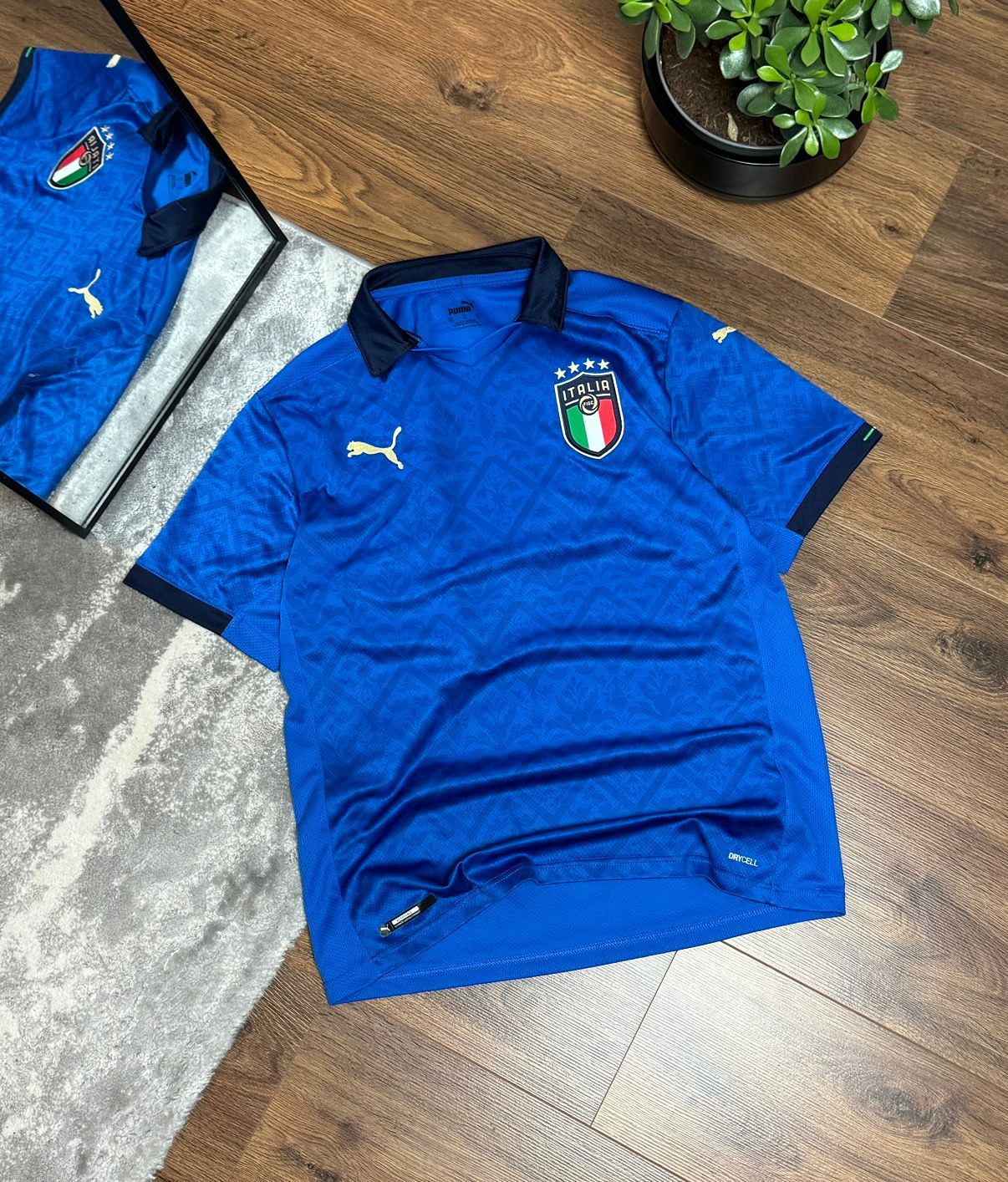 Pre-owned Puma X Soccer Jersey 2020 Puma Soccer Jersey Italy Football Kit Home In Navy