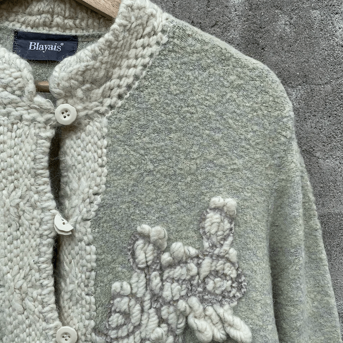 Aran Isles Knitwear BLAYAIS Knit Jumper Pullover Cardigan Made In Japan Size S / US 4 / IT 40 - 7 Thumbnail