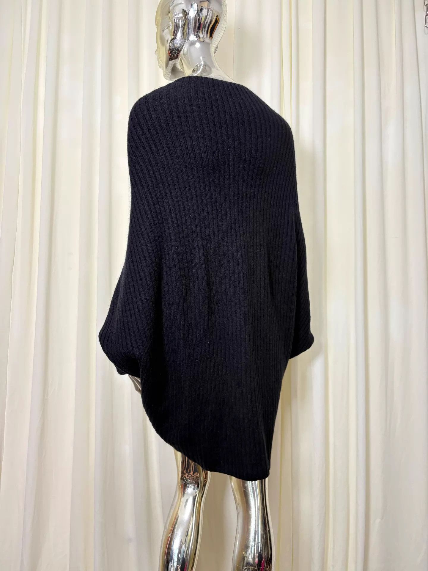 Y-3 Y3 Vintage Versatile Knit Wool Cape Sweater Size ONE SIZE - 3 Thumbnail