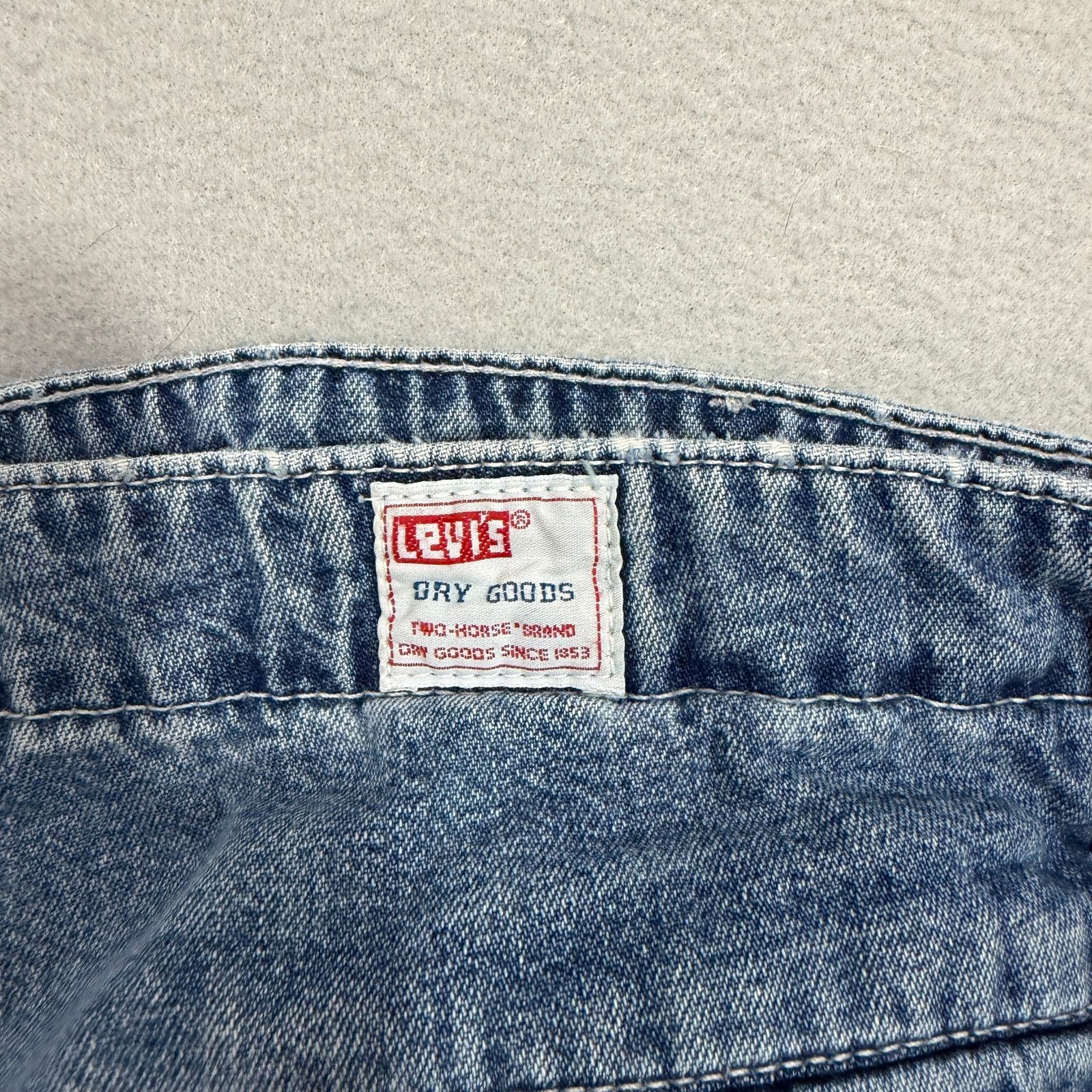 Levi's Vintage Levis Dry Goods Cargo Jeans Mens 34x34 90s 1999 Size US 34 / EU 50 - 9 Thumbnail