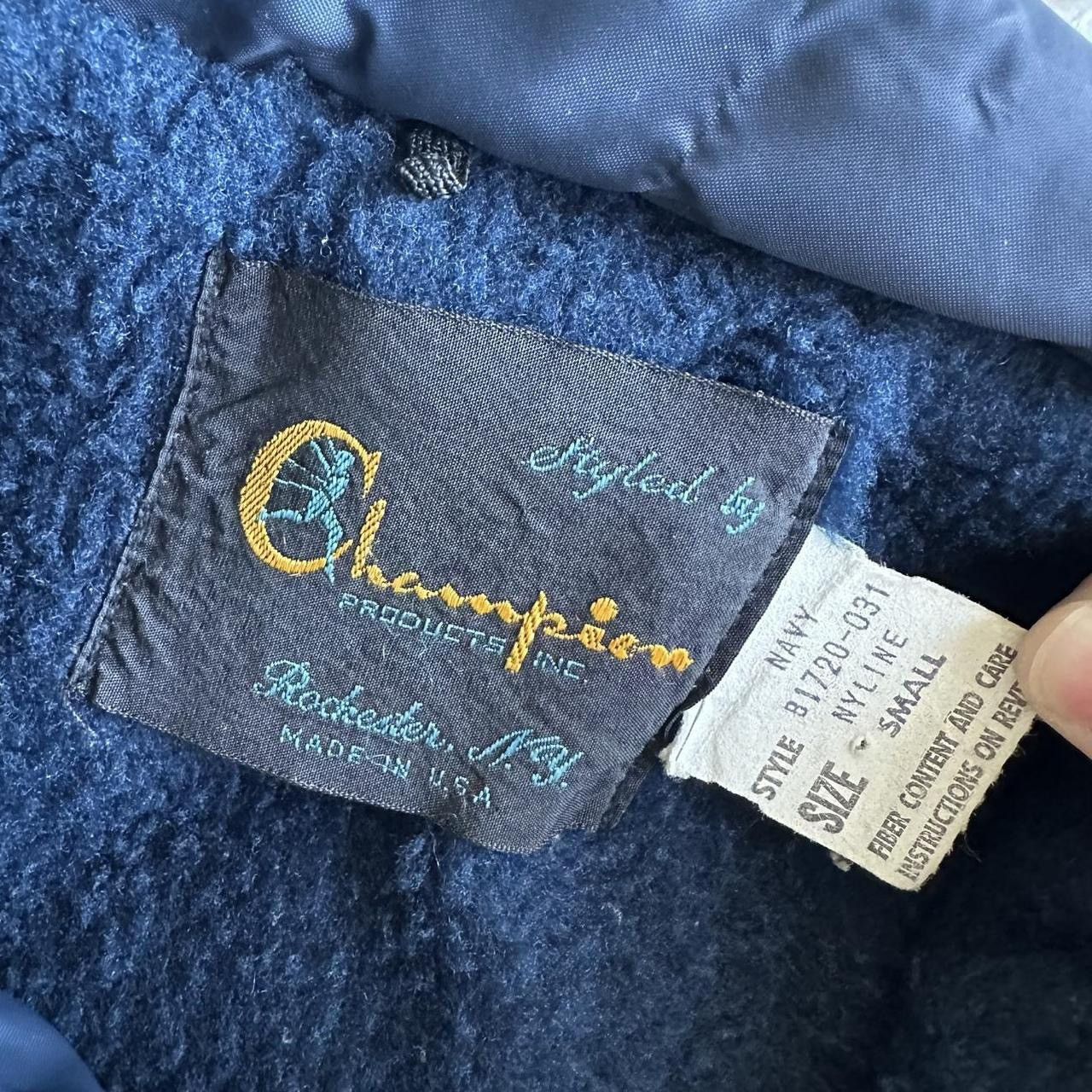Champion Vintage Army West Point Jacket Mens Small Navy Champion 60s Size US S / EU 44-46 / 1 - 7 Thumbnail