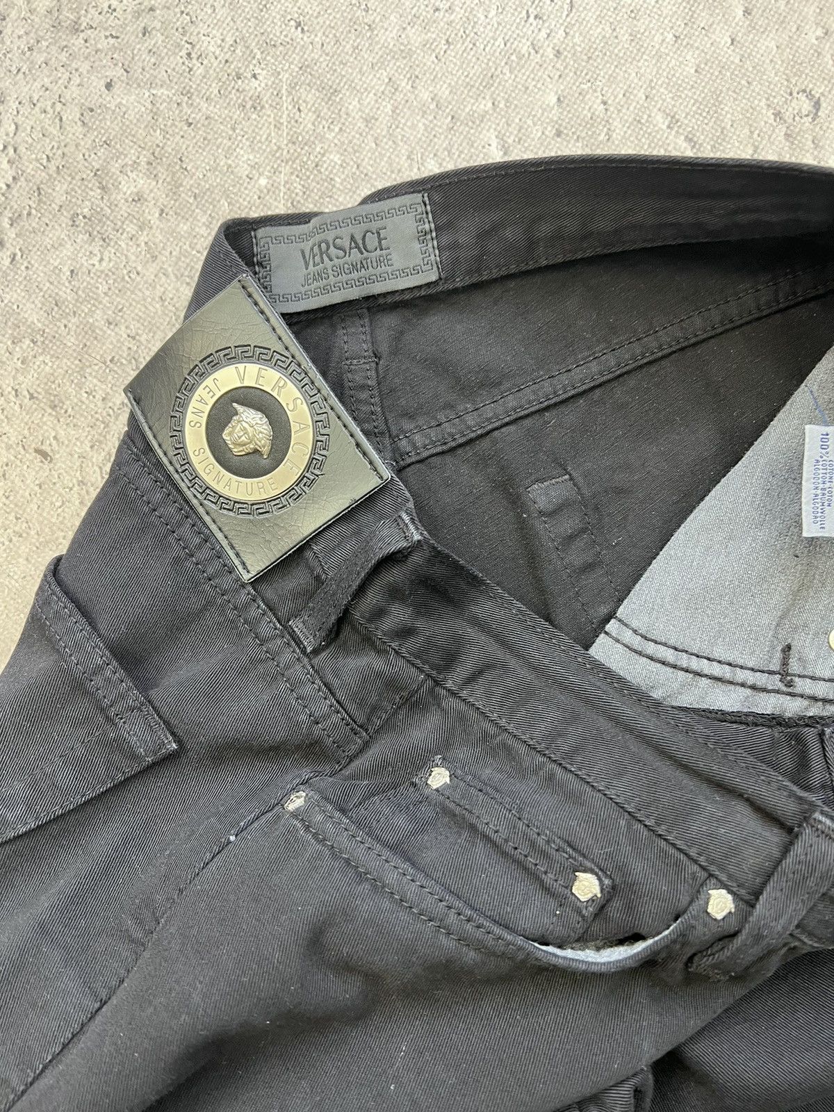 Versace Jeans Couture × Vintage VERY RARE VERSACE JEANS COUTURE JEANS DENIM ITALIAN DESIGNER Size US 33 - 8 Thumbnail