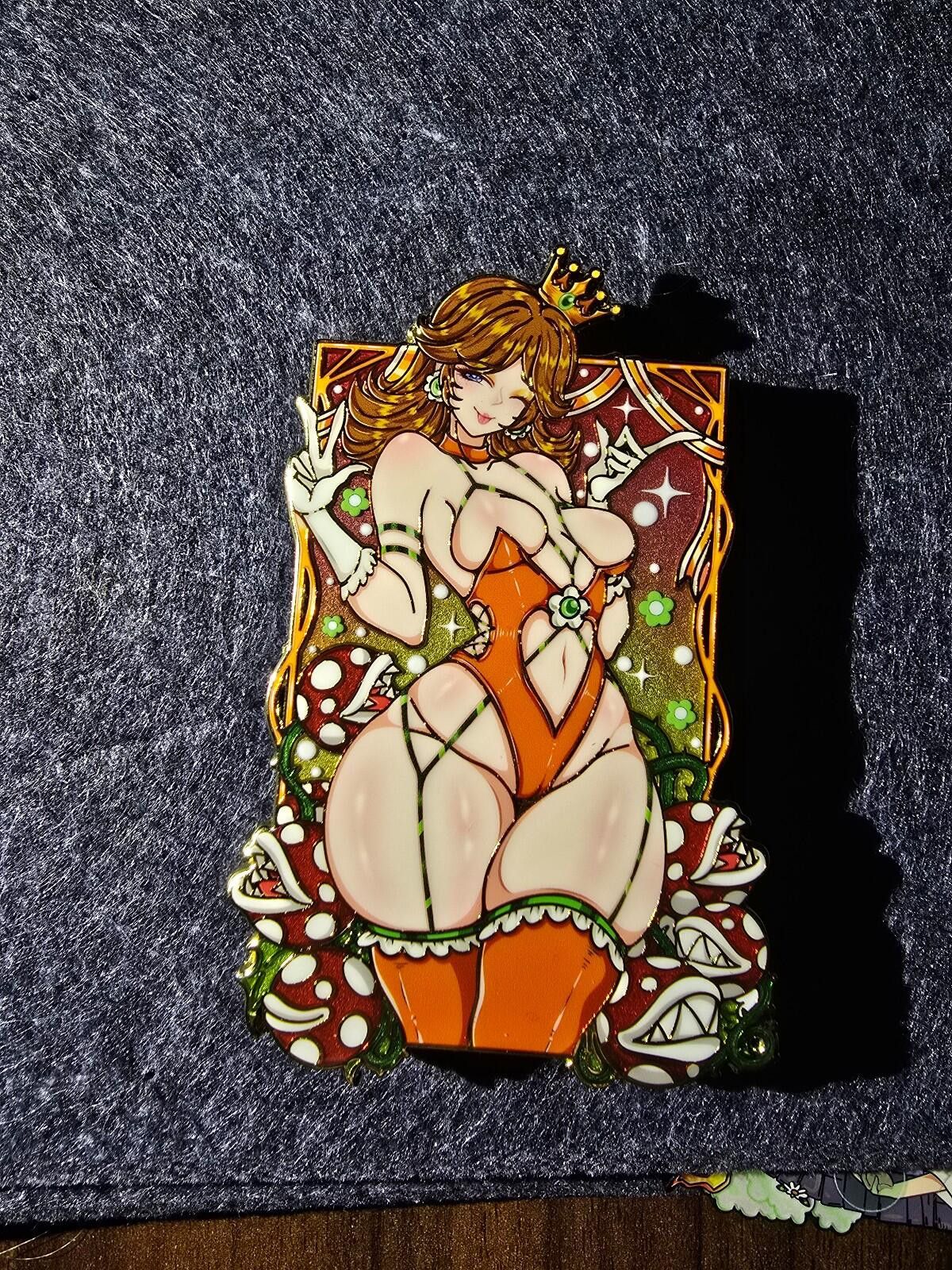 Independent Truck Co. Daisy Lewd Enamel Pin by DaPinGoat Size ONE SIZE - 3 Thumbnail