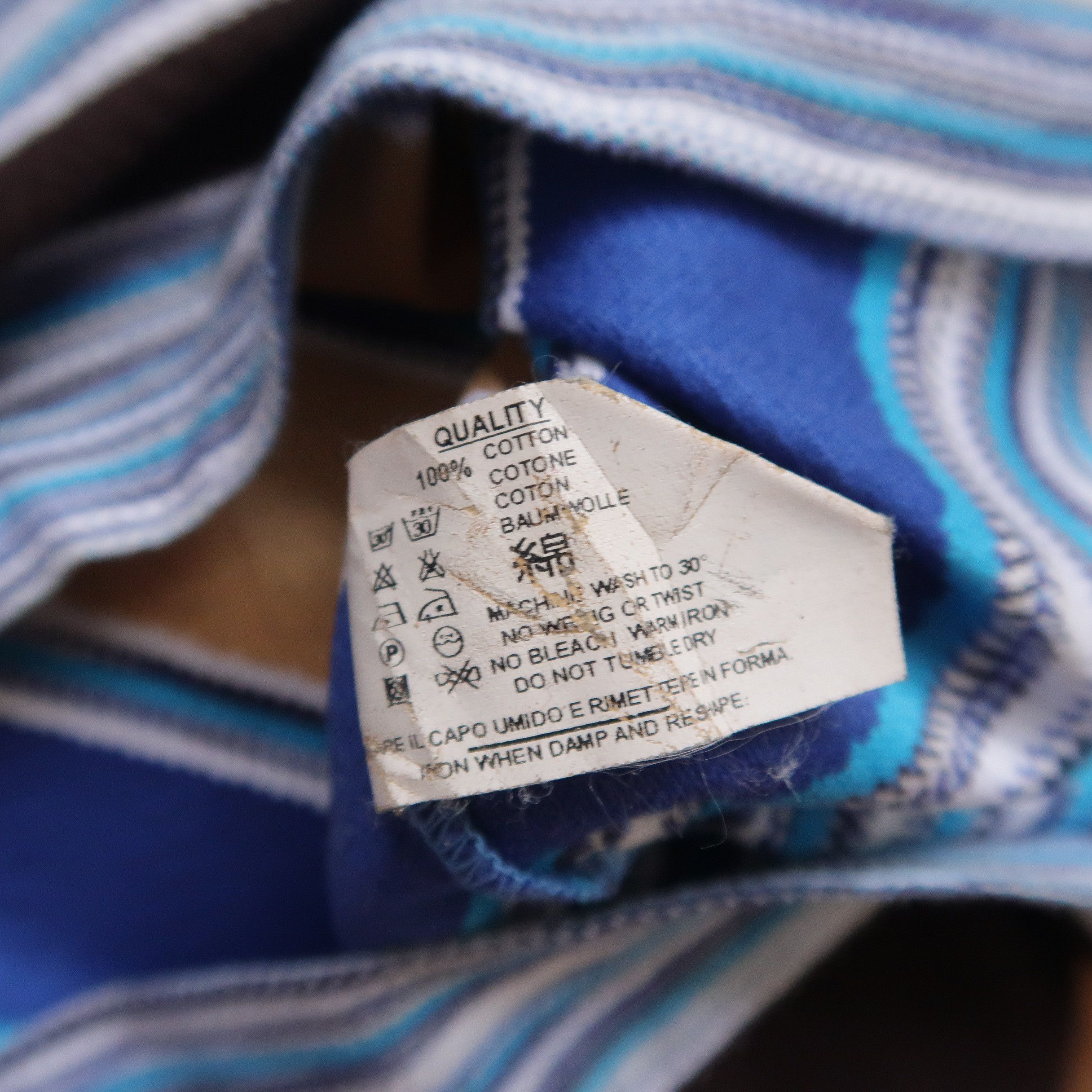 Missoni Vintage 90s Missoni Sport Psychedelic Polo Shirt Size US M / EU 48-50 / 2 - 12 Thumbnail