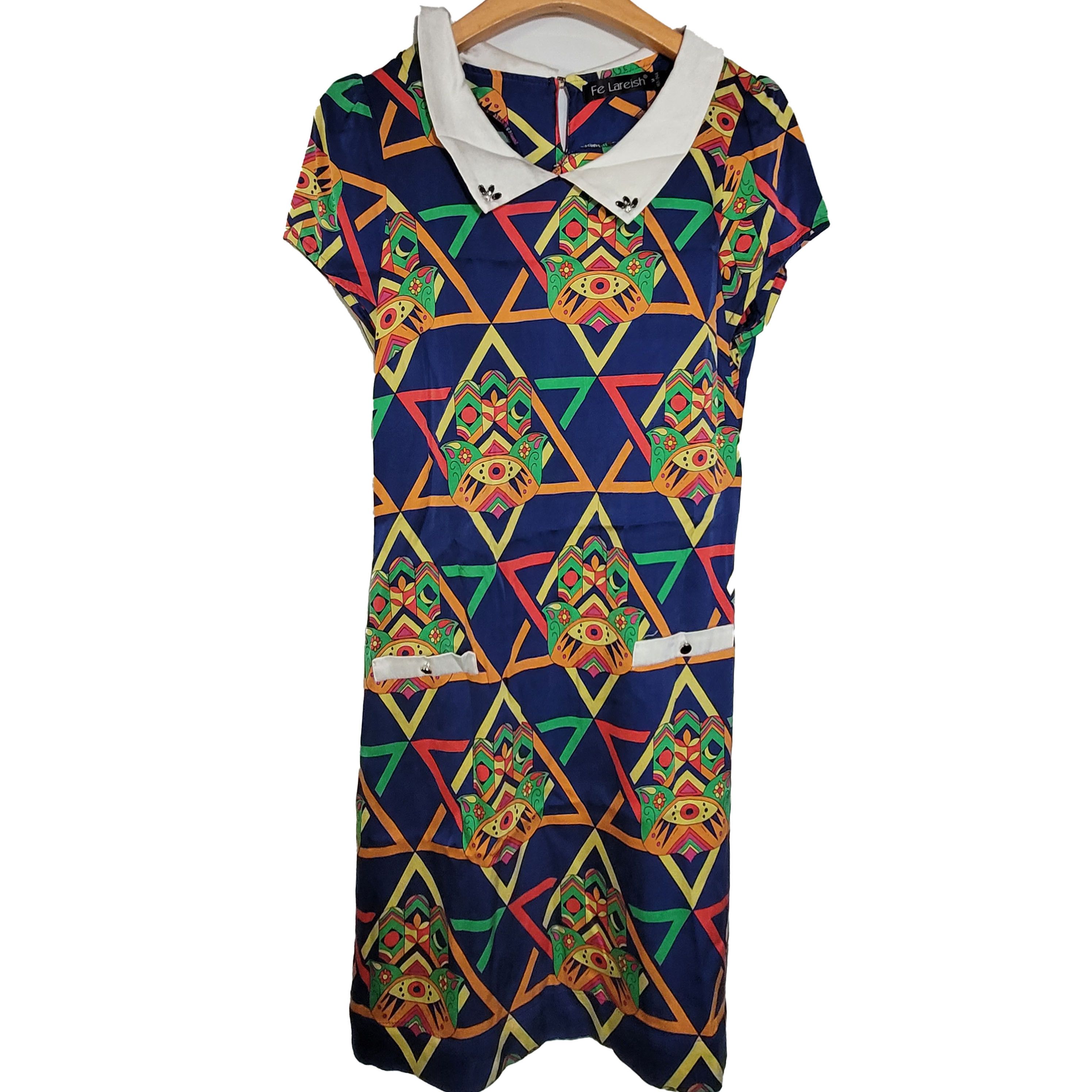 Other Women's Silk Size XS Short Sleeve Satin Dress SCB046 Size XS / US 0-2 / IT 36-38 - 2 Thumbnail
