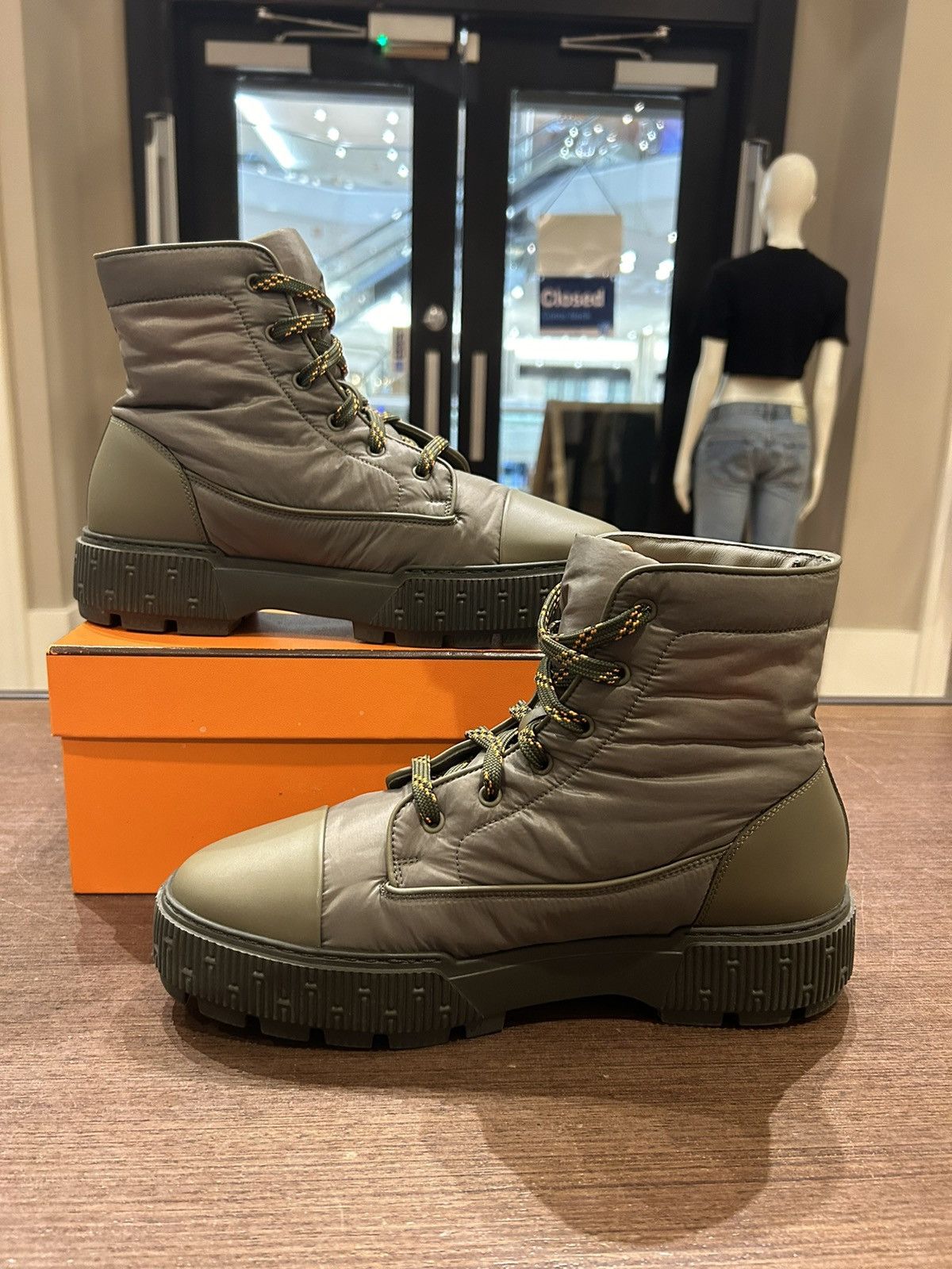 Hermes Hermes Calfskin Parachute Boot Size US 10.5 / EU 43-44 - 2 Thumbnail