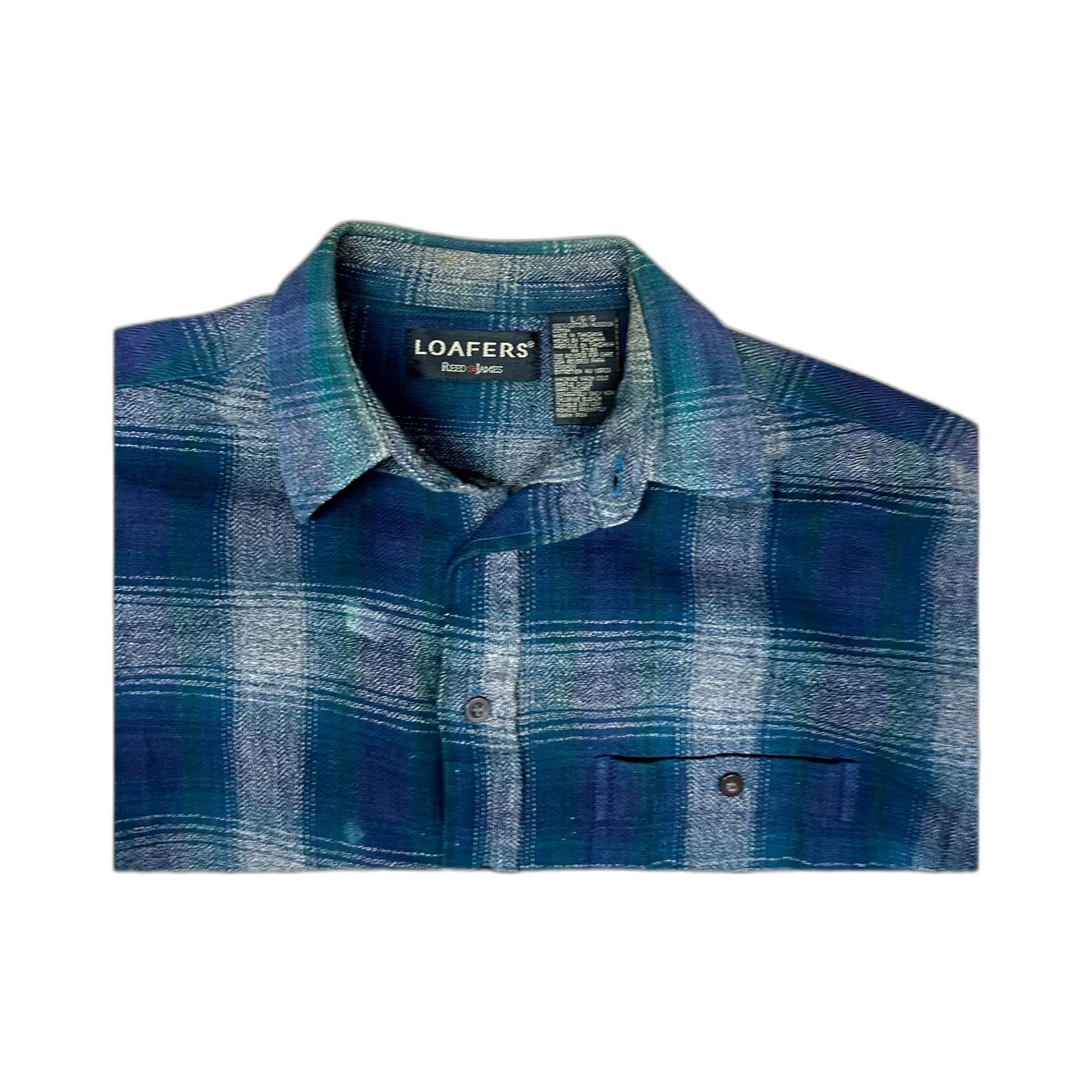 Austin Reed Loafers By Reed St James Flannel Button-Up Shirt Men's Long Size US L / EU 52-54 / 3 - 5 Thumbnail