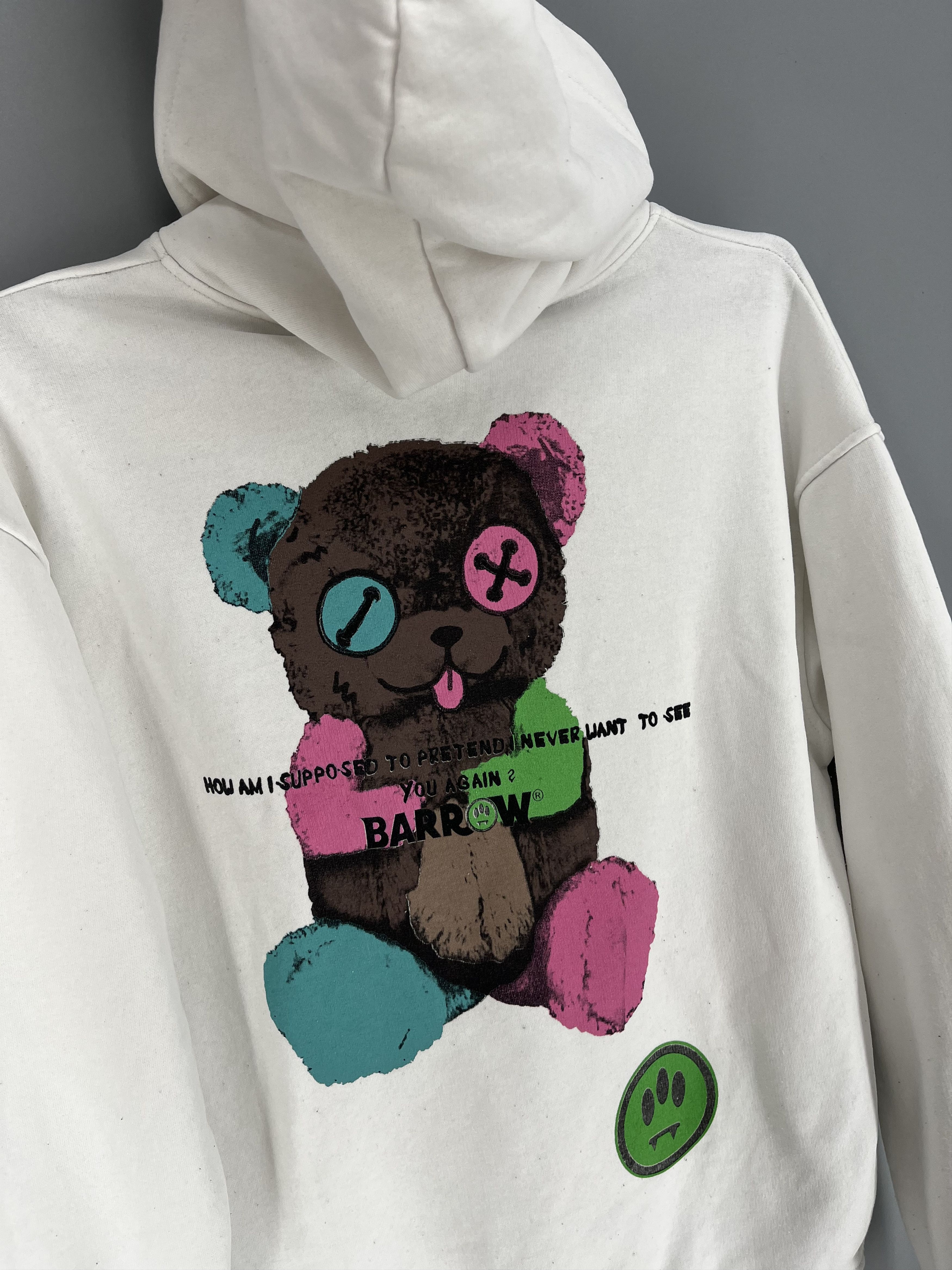 Barrow Barrow Hoodie Bear Black Want Feel Good Print Logo Size US M / EU 48-50 / 2 - 13 Thumbnail