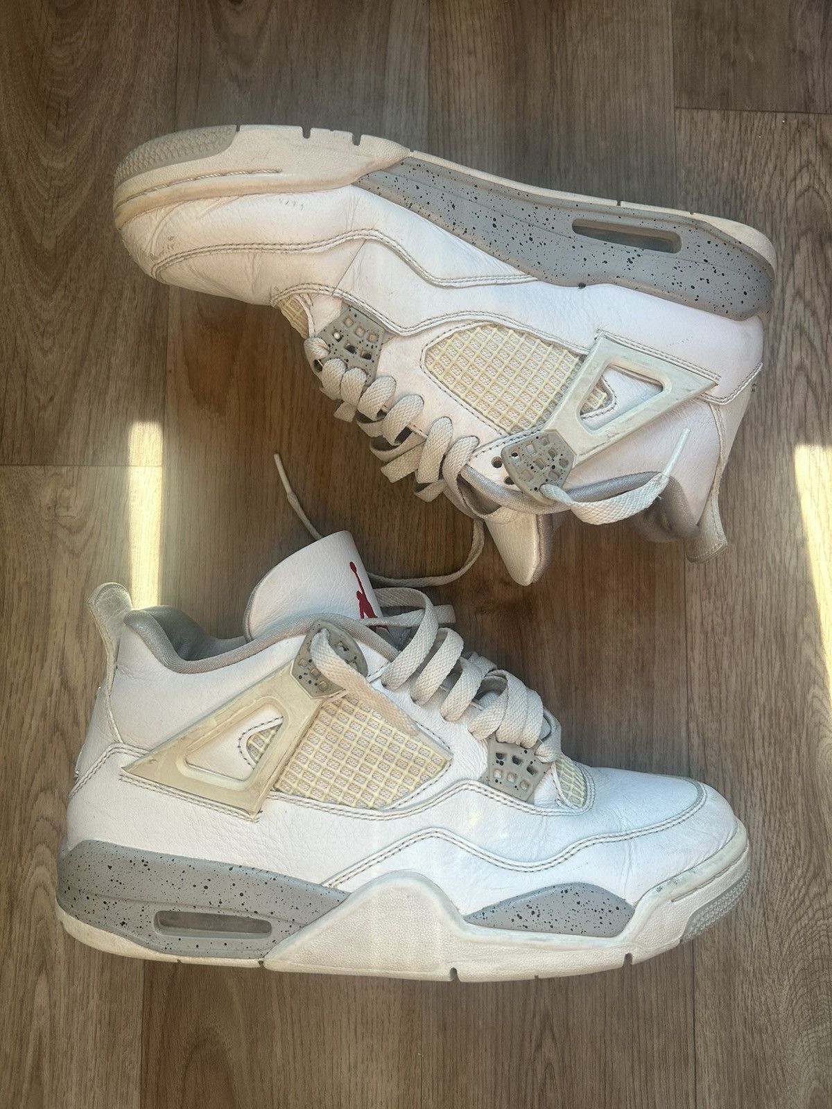 Nike Air Jordan 4 Retro 'White Oreo' Size US 7.5 / IT 37.5 - 1 Thumbnail