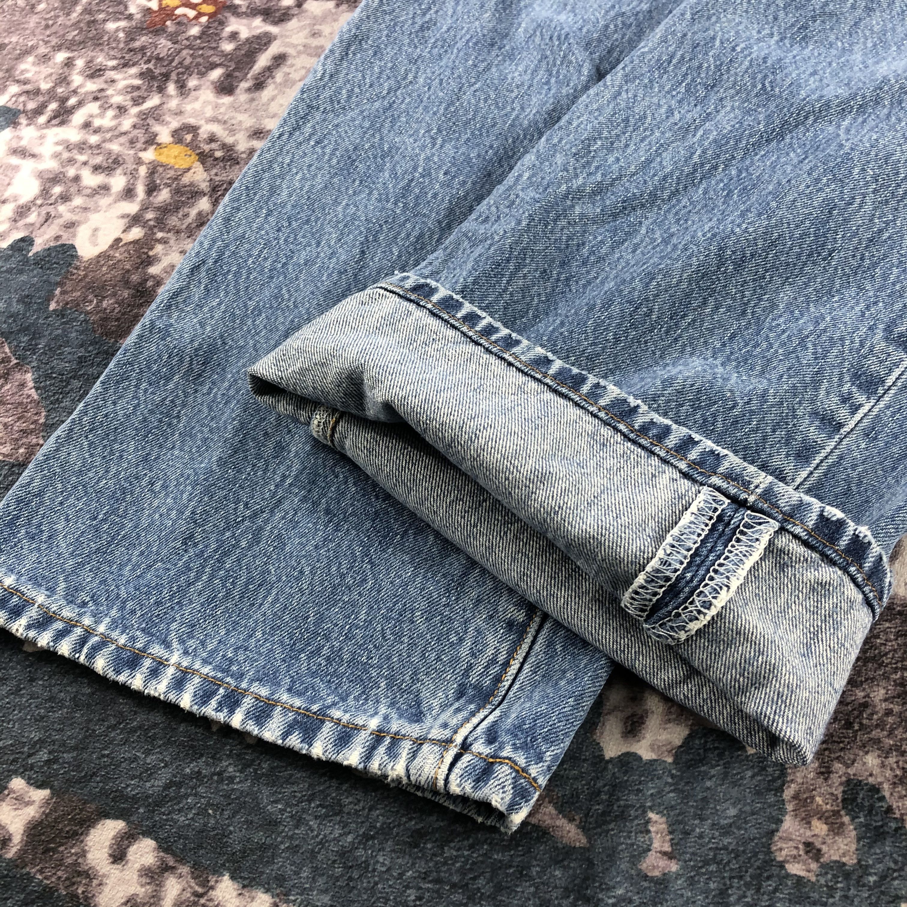 Levi's × Vintage Vintage 90s Blue Wash Levis 501 Jeans-JM2950 Size US 36 / EU 52 - 7 Thumbnail
