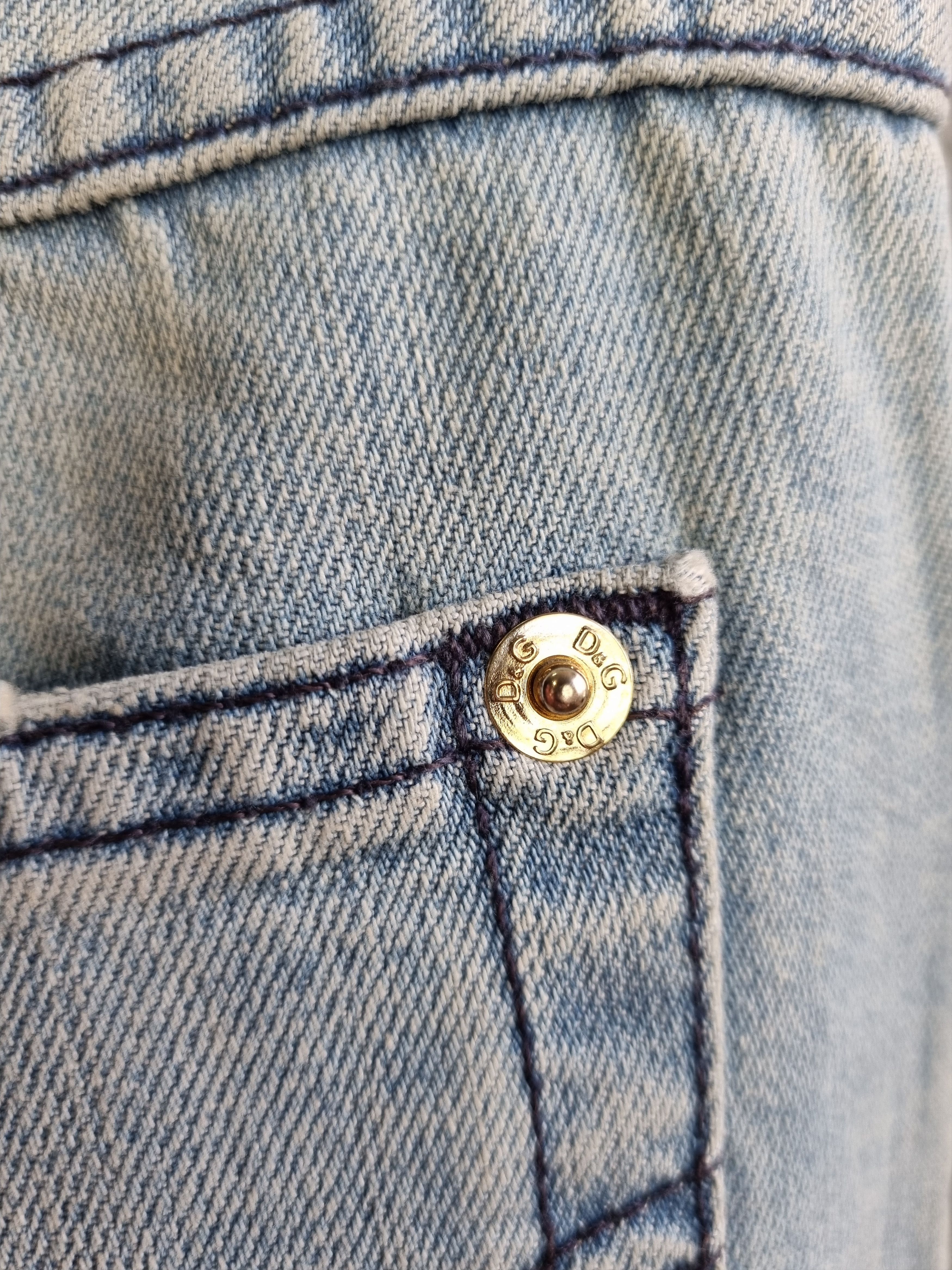 Dolce & Gabbana New Dolce Gabbana Stylish Relaxed Straight Light Soft Jeans Size US 28 / EU 44 - 12 Thumbnail
