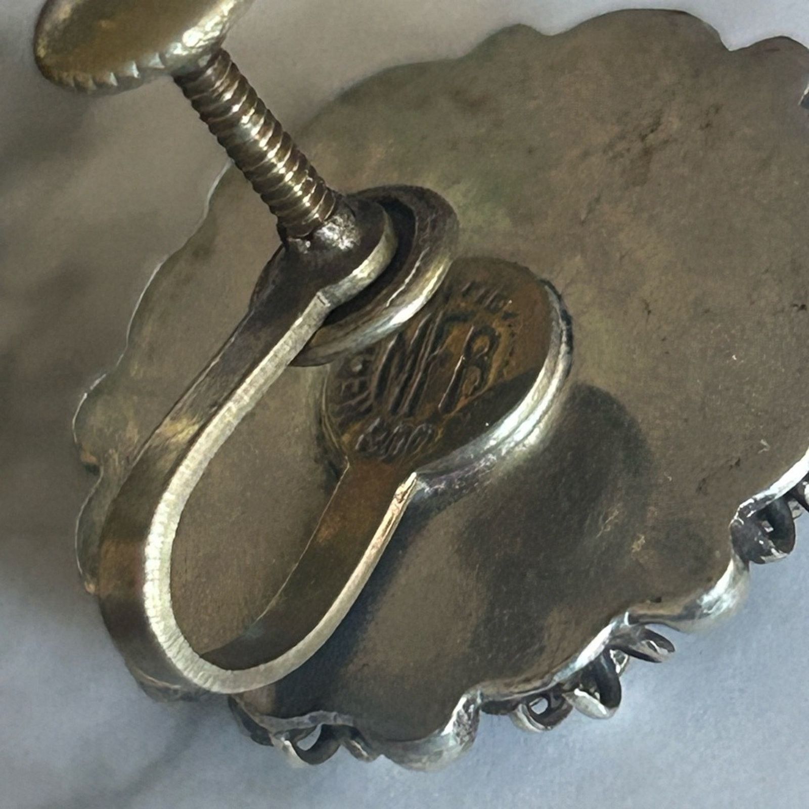 Jewelry Antique genuine opal 800 Mexican silver earrings Size ONE SIZE - 10 Thumbnail
