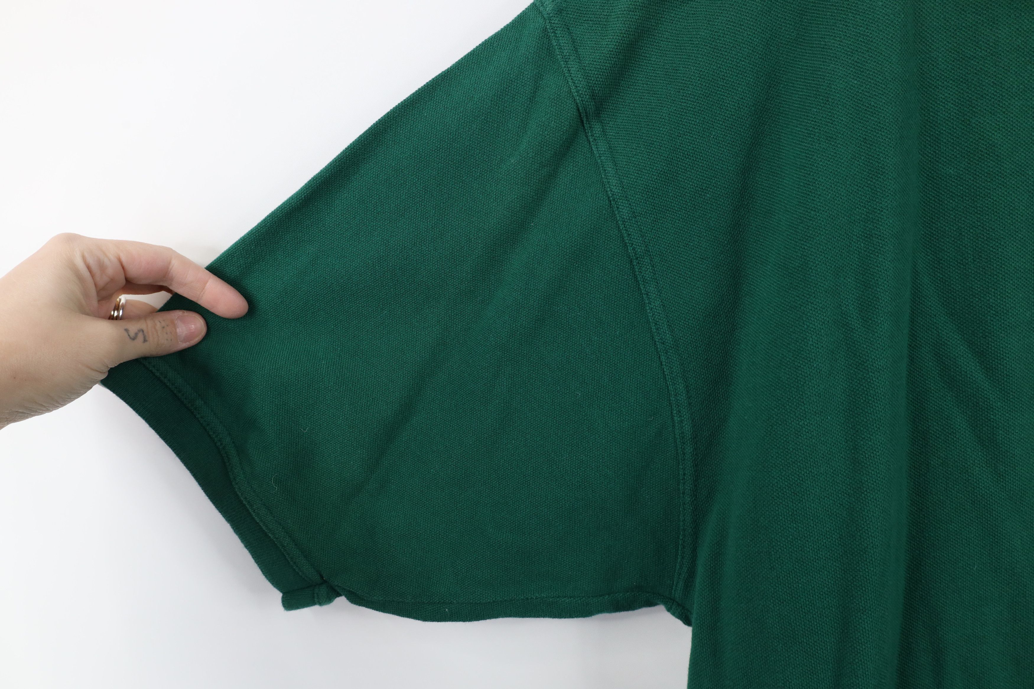 Vintage Vintage 90s Streetwear Cotton Collared Polo Shirt Green Size US XXL / EU 58 / 5 - 8 Thumbnail