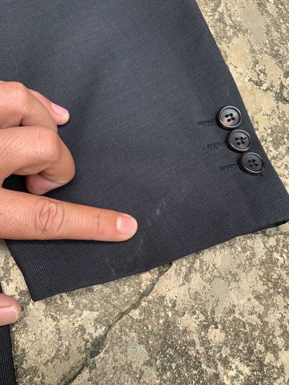 Loro Piana 2000s Loro Piana Italy for Durban Japan Wool Tuxedo Suit Size US L / EU 52-54 / 3 - 19 Thumbnail