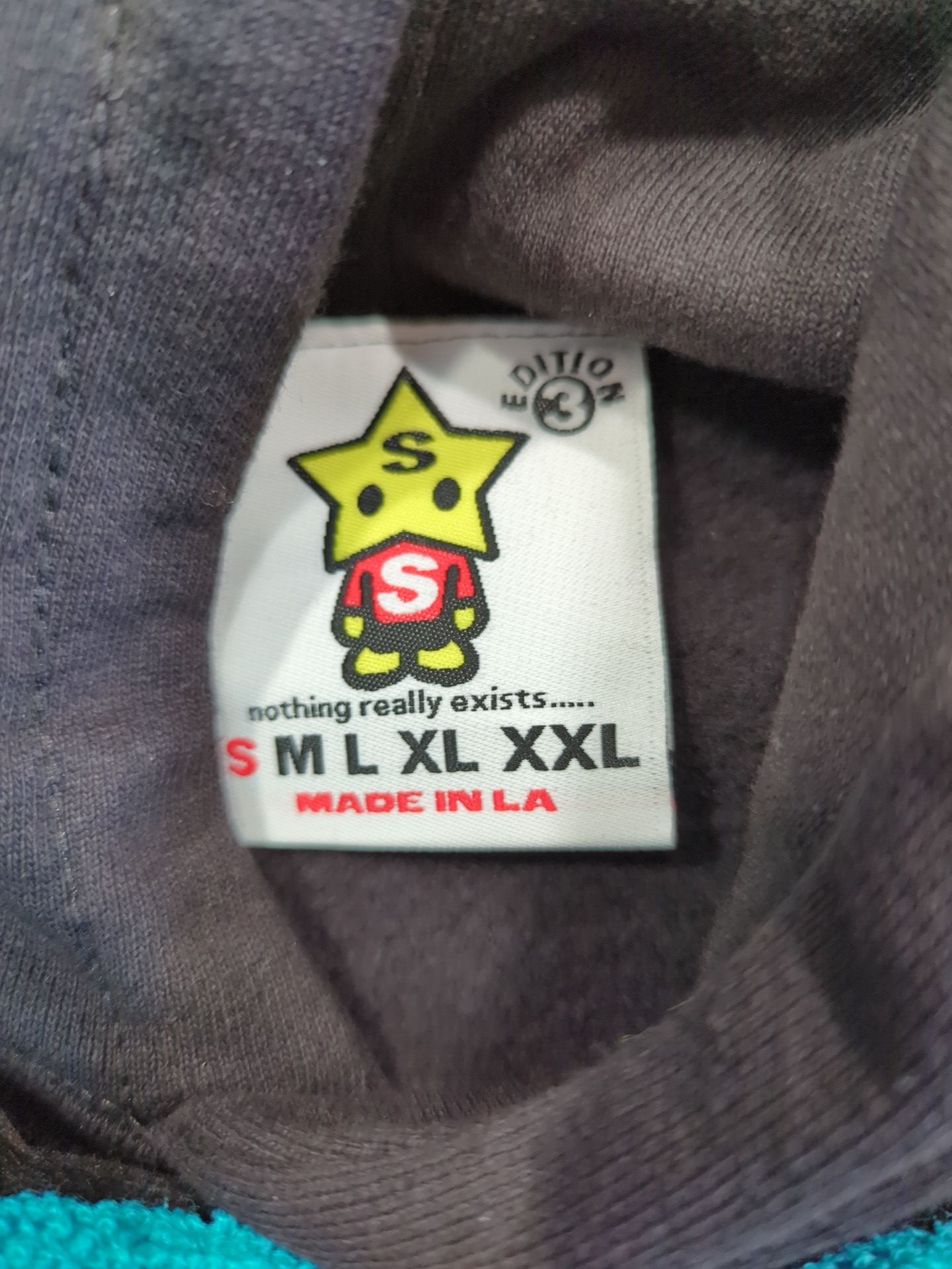 Sukamii SUKAMII Radioactive Bear Hoodie Small Black Heavy Sweatshirt Size US S / EU 44-46 / 1 - 3 Thumbnail
