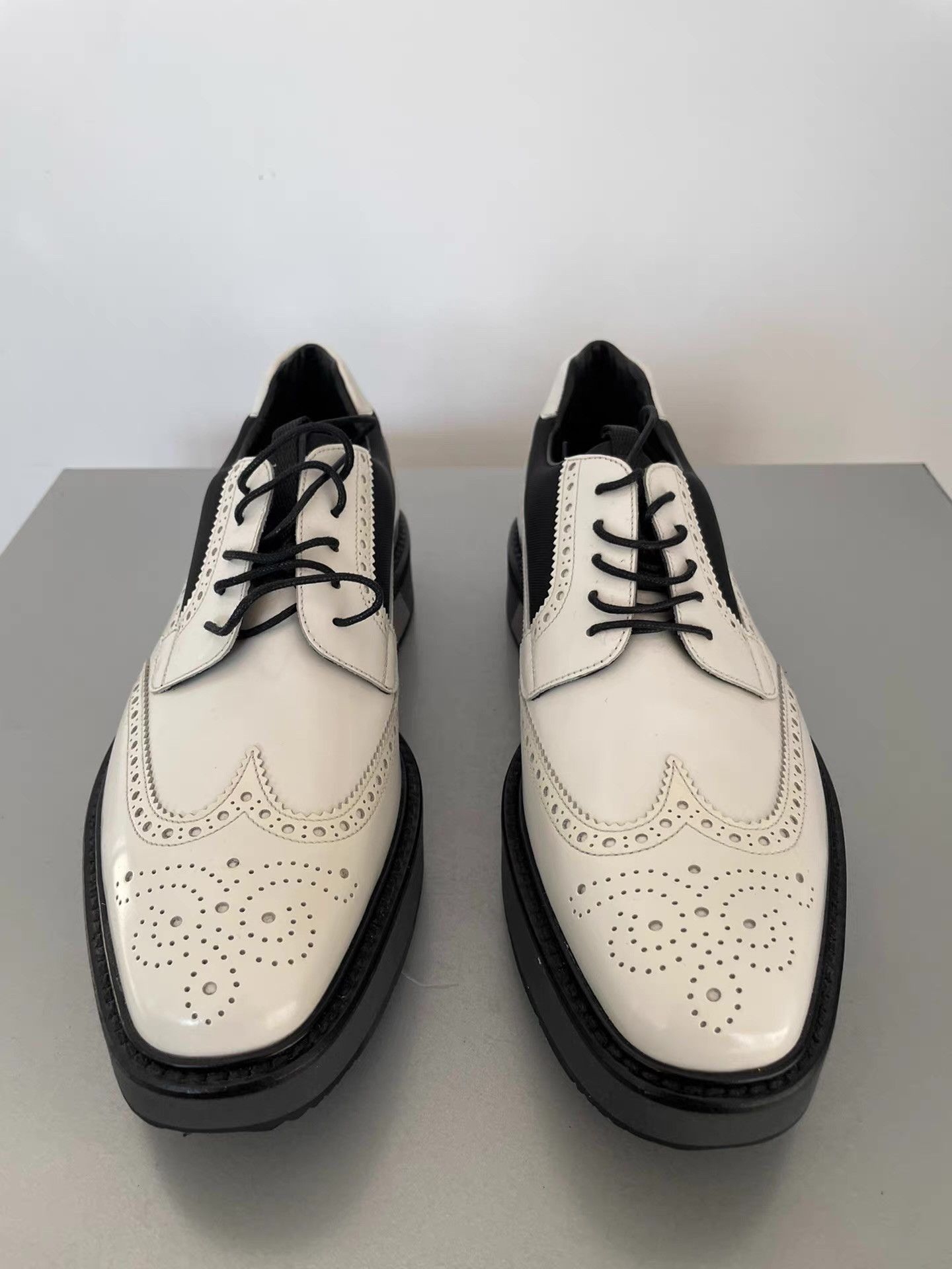 Prada Prada Carved Platform Leather Shoes Ｑ21 Size US 8 / EU 41 - 7 Thumbnail