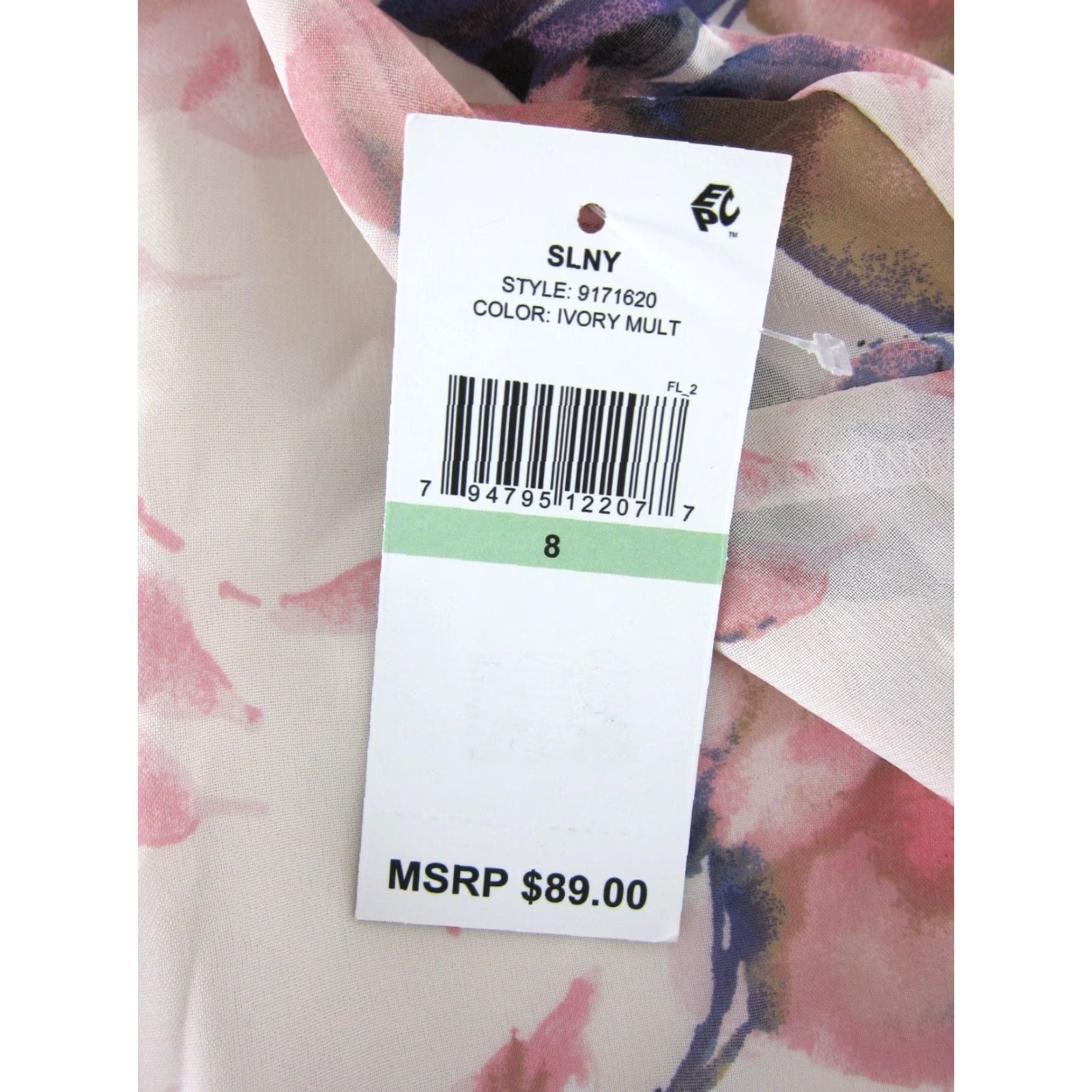 Pinko NWT SLNY Pink Purple White Floral Sleeveless Tiered Long Maxi Tank Sun Dress 8 Size M / US 6-8 / IT 42-44 - 4 Thumbnail