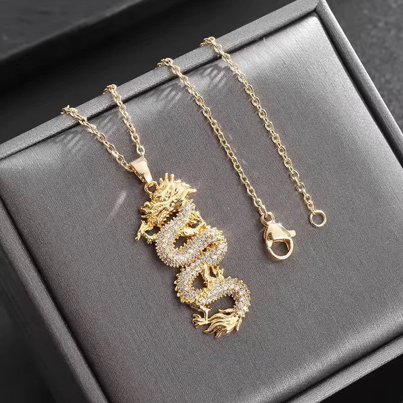 Japanese Brand Dragon Streetwear Necklace Chain Size ONE SIZE - 4 Thumbnail
