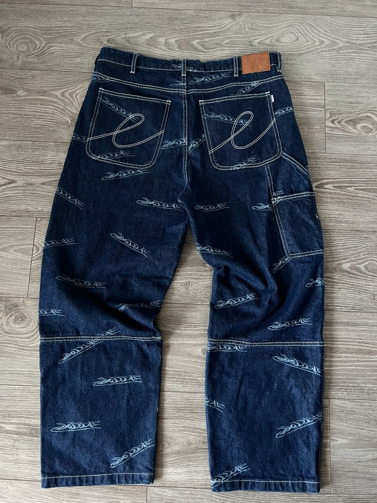 Hoddle Hoddle 12 Ounce Single Knee Carpenter Denim Ranger Jeans Size US 34 / EU 50 - 21 Thumbnail