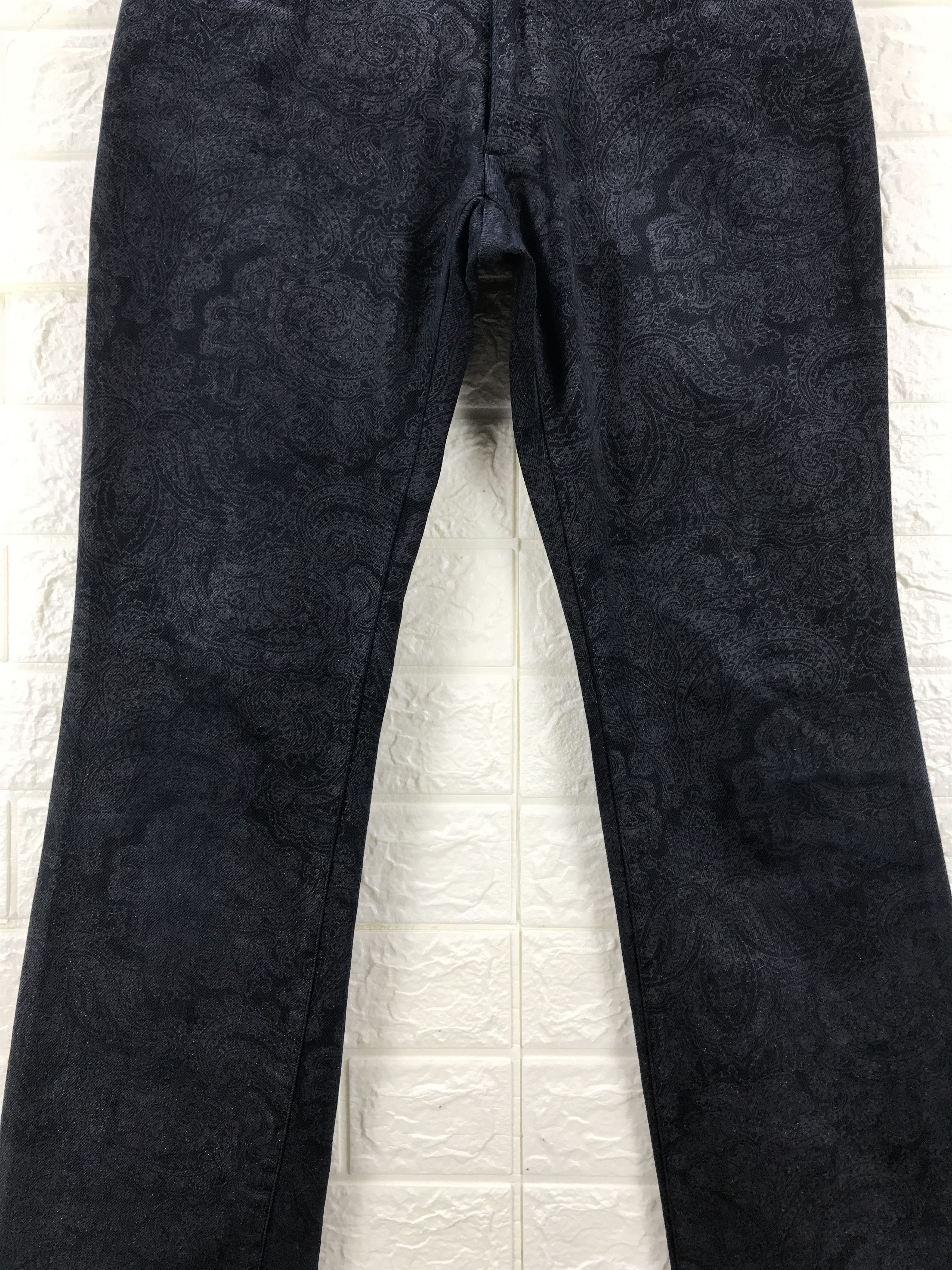 Tornado Mart Vintage Tornado Mart Damask Flare Pants Size US 28 / EU 44 - 3 Thumbnail