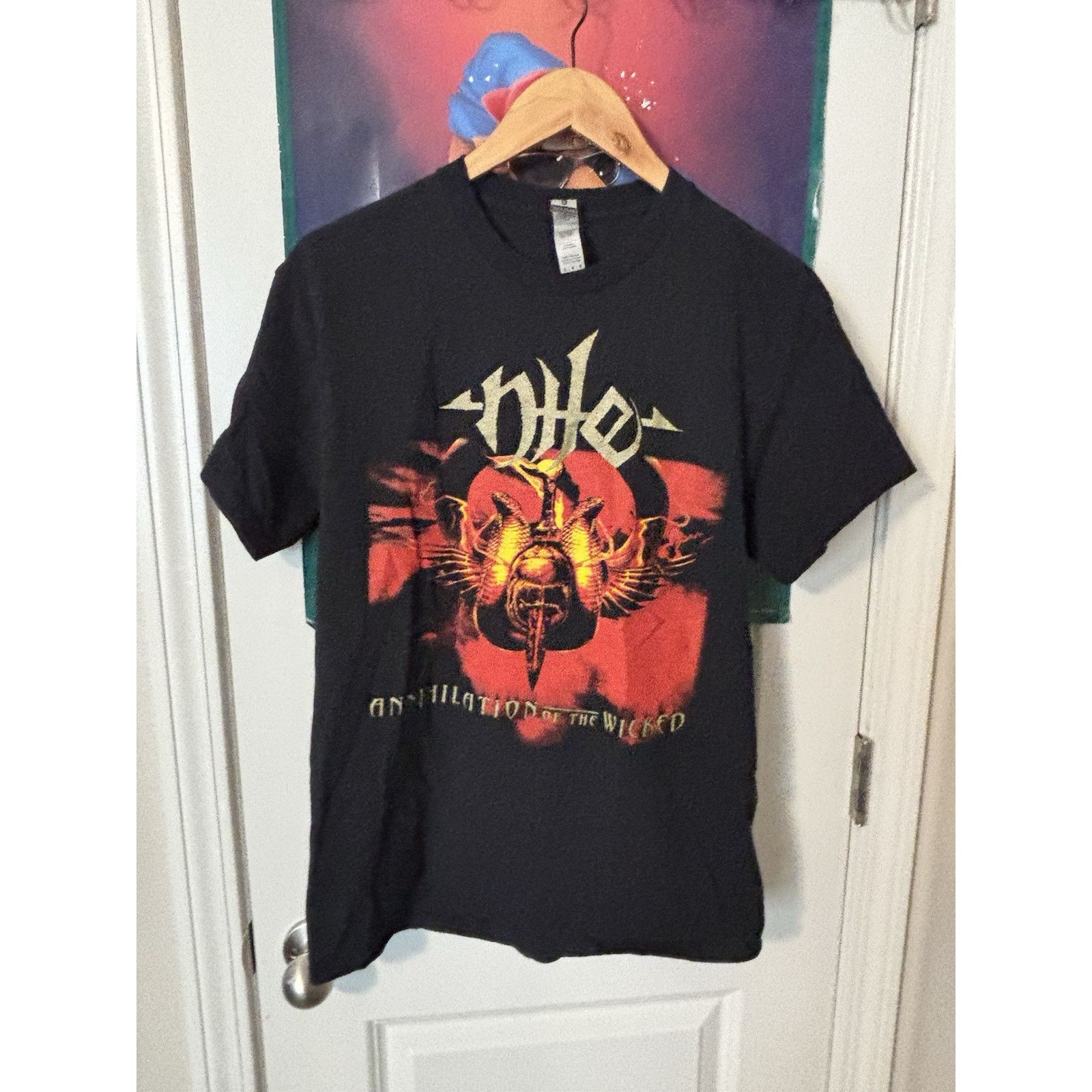The Unbranded Brand Nile Annihilation Of The Wicked 2005 Tour Heavy Metal T Size US M / EU 48-50 / 2 - 1 Thumbnail