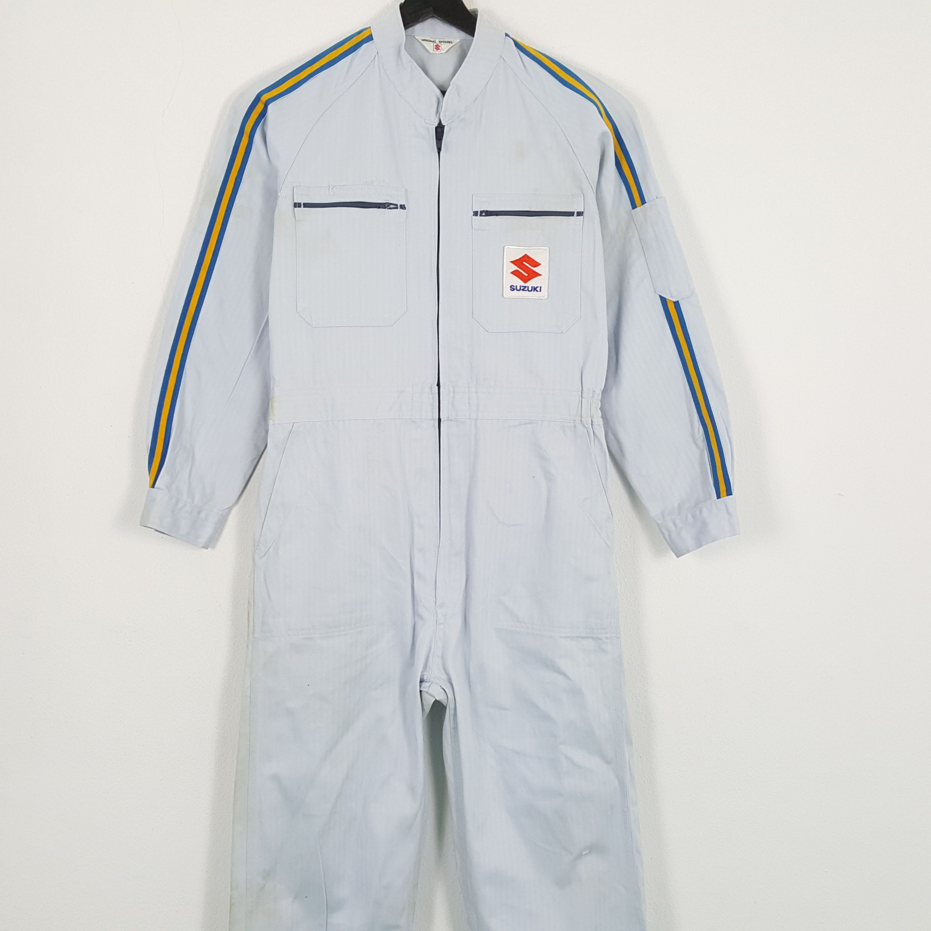 Japanese Brand × Vintage SUZUKI Workwear Racing Crew Style Coverall Jacket Size US M / EU 48-50 / 2 - 5 Thumbnail