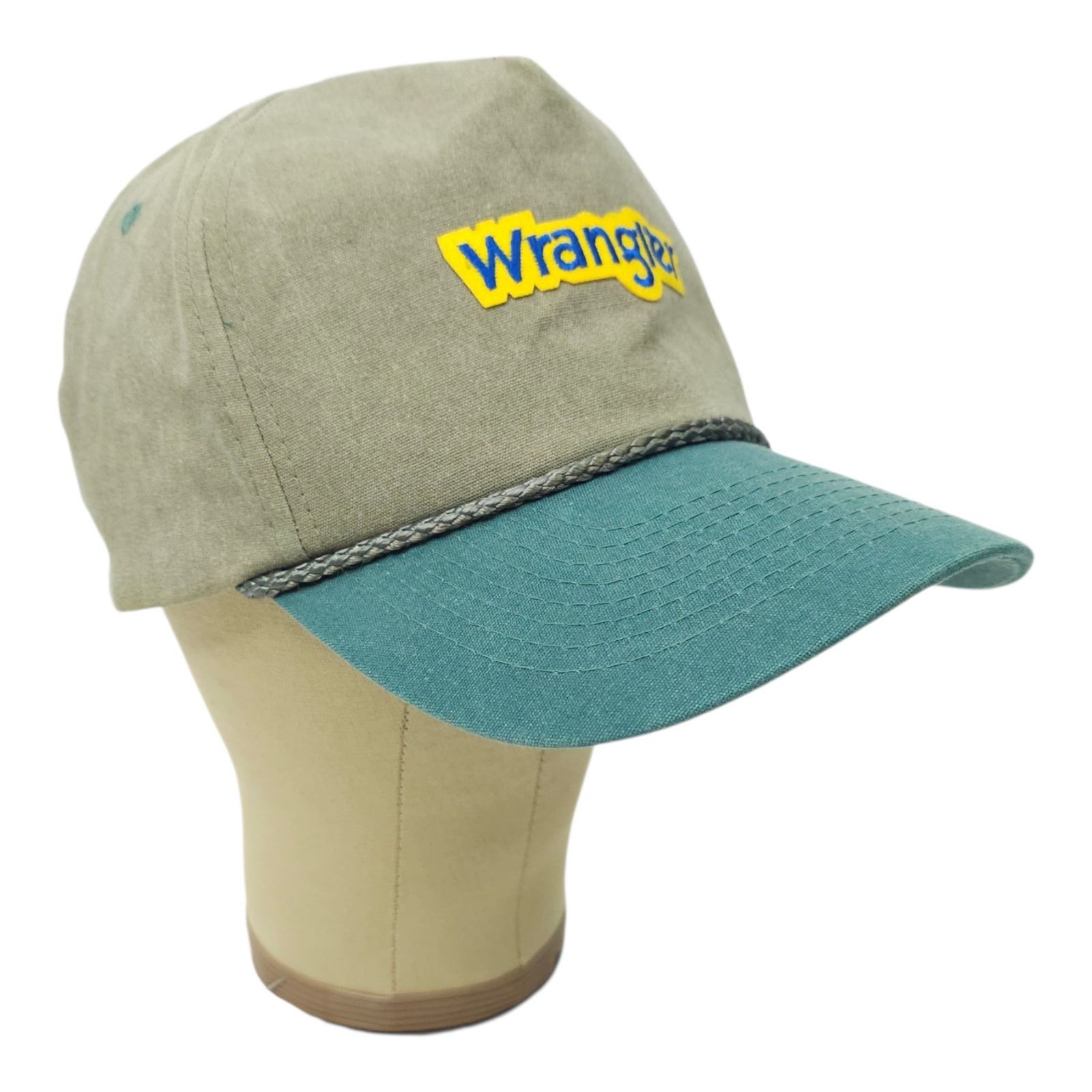 Cobra Wrangler Cap Snapback Hat Vintage 90s Cord Rope Canvas Skate Size ONE SIZE - 3 Thumbnail