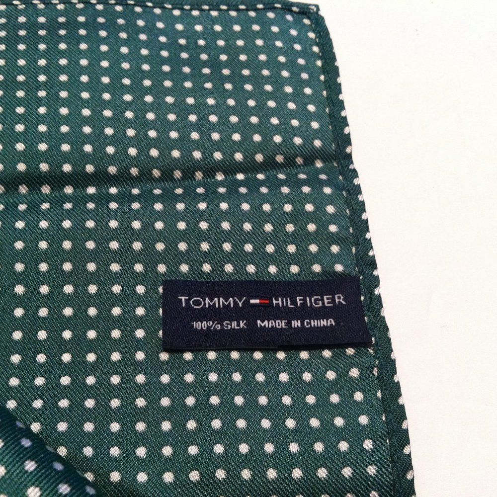 Tommy Hilfiger TOMMY HILFIGER MENS NEW SILK POCKET SQUARE 13.5" X 13.5" Size ONE SIZE - 3 Thumbnail